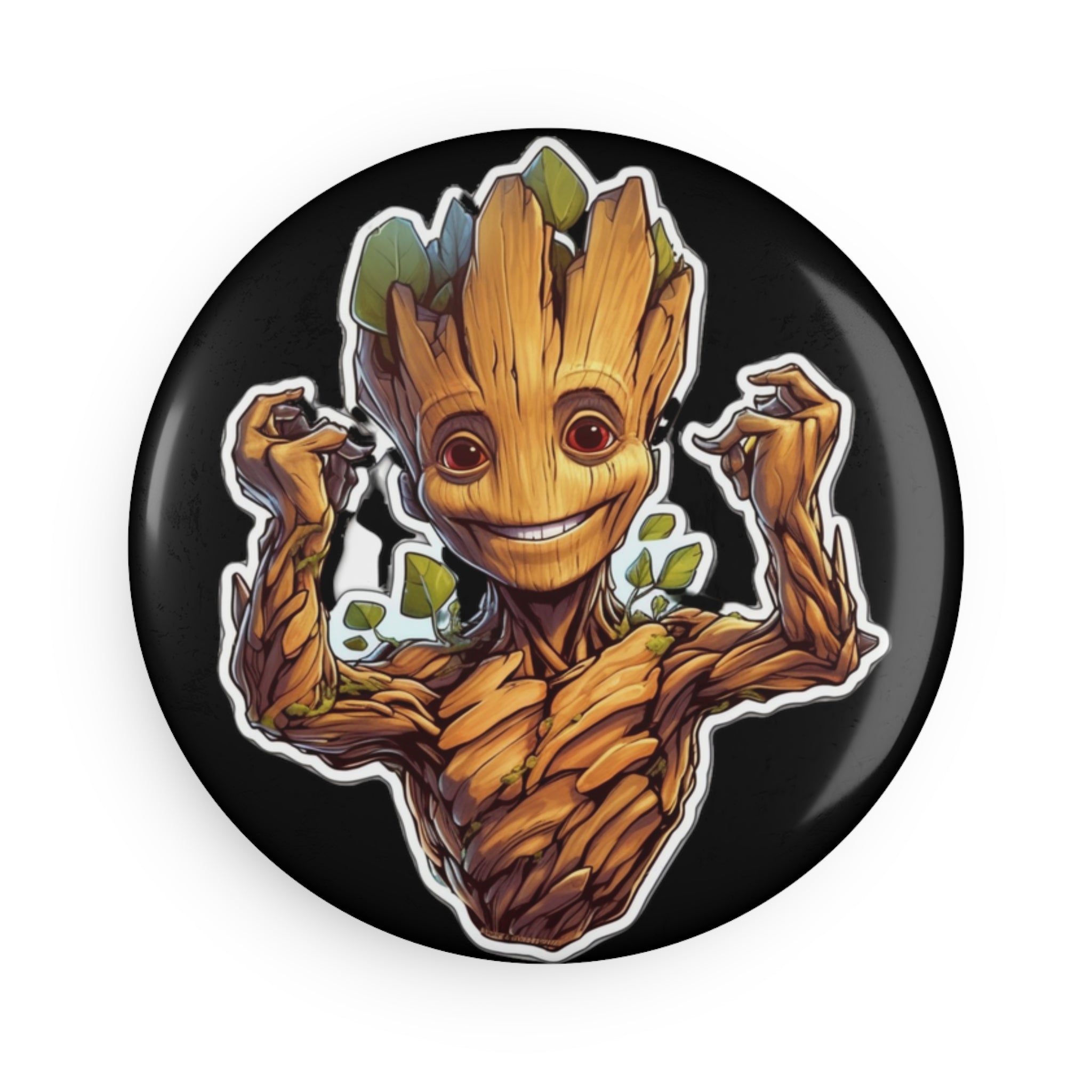 Button Magnet, Round (1 & 10 pcs) - Groot