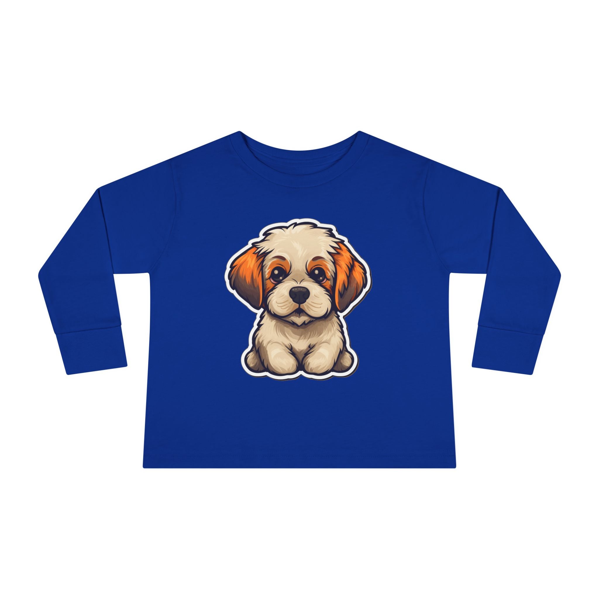 Toddler Long Sleeve Tee - Dog Puppy