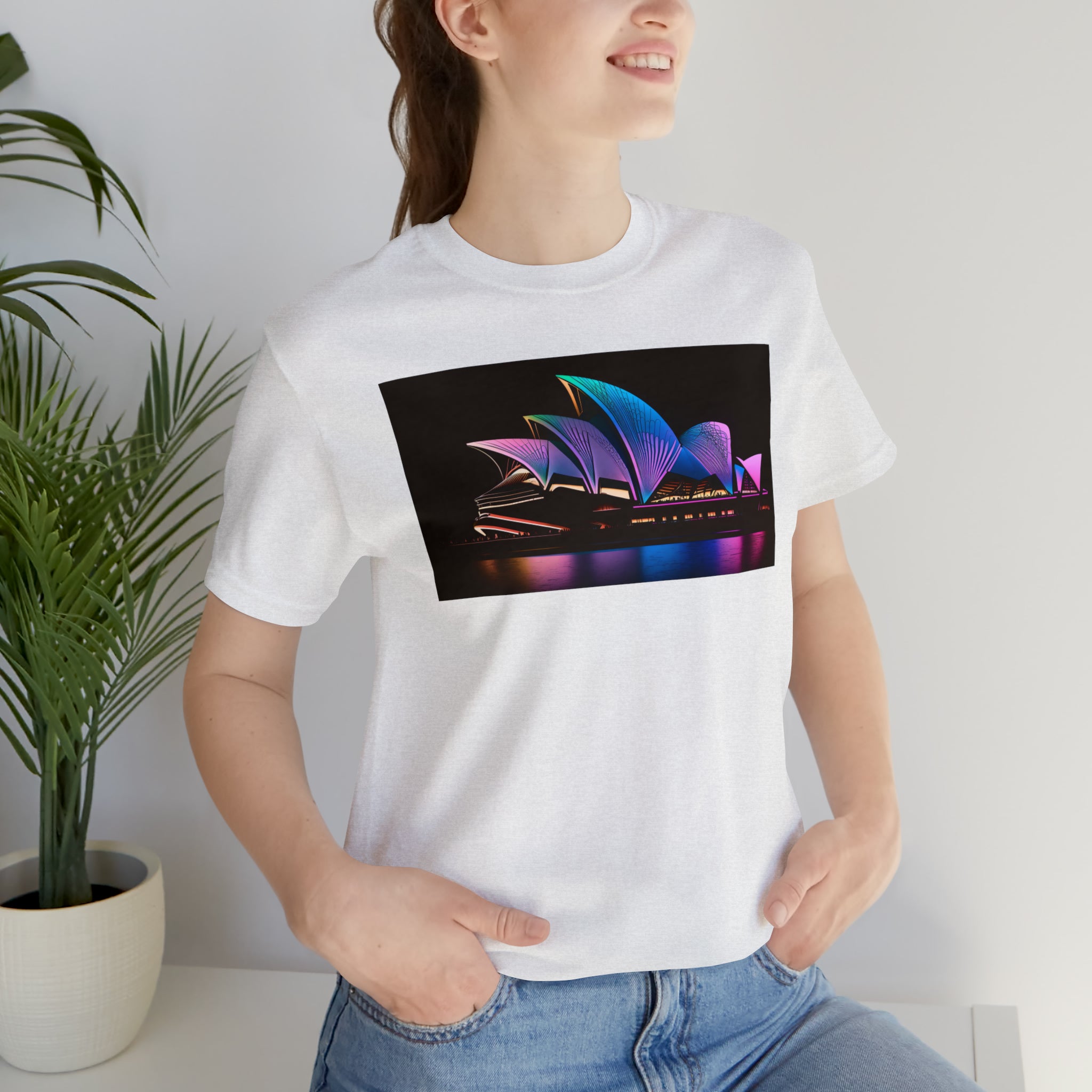 Unisex Jersey Short Sleeve Tee - Sydney Opera House, Australia
