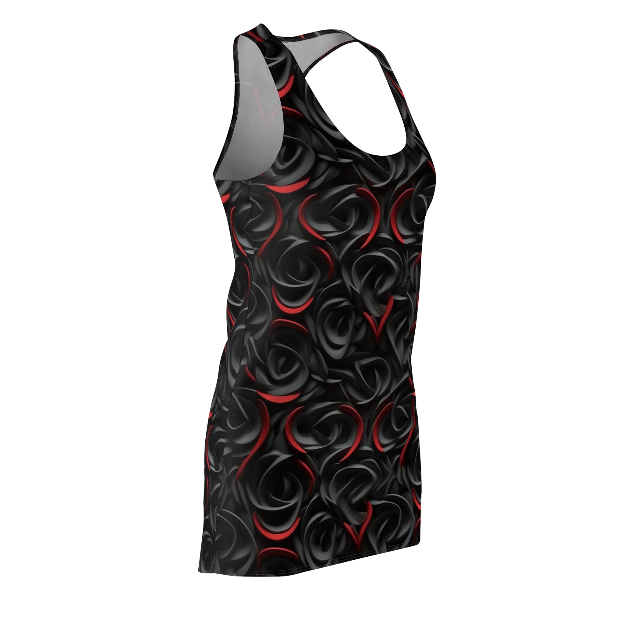 Women's Cut & Sew Racerback Dress (AOP) - Seamless Abstract Designs 02