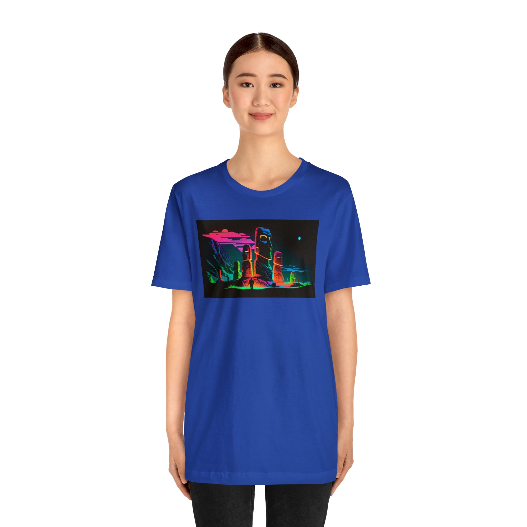 Unisex Jersey Short Sleeve Tee - Easter Islands, Chile