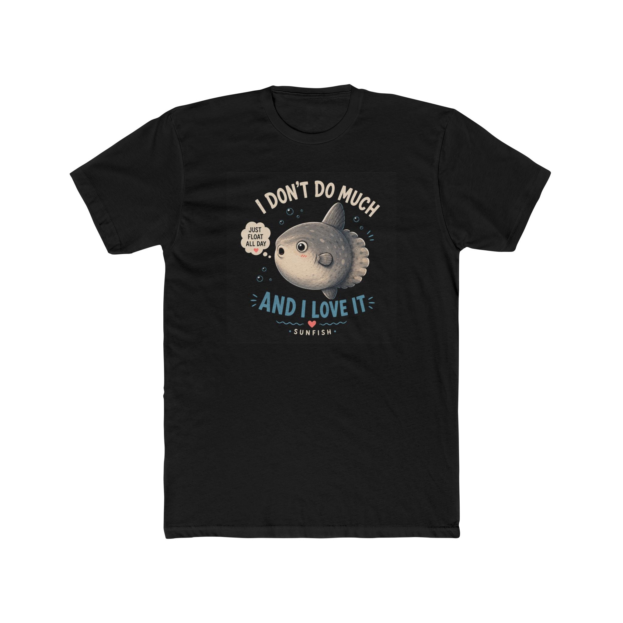 Men's Cotton Crew Tee - Science collection - Sunfish floating