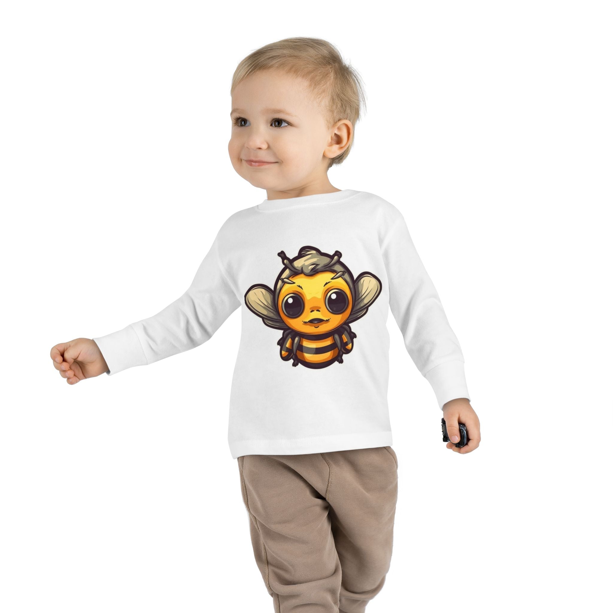Toddler Long Sleeve Tee - Bee Larva