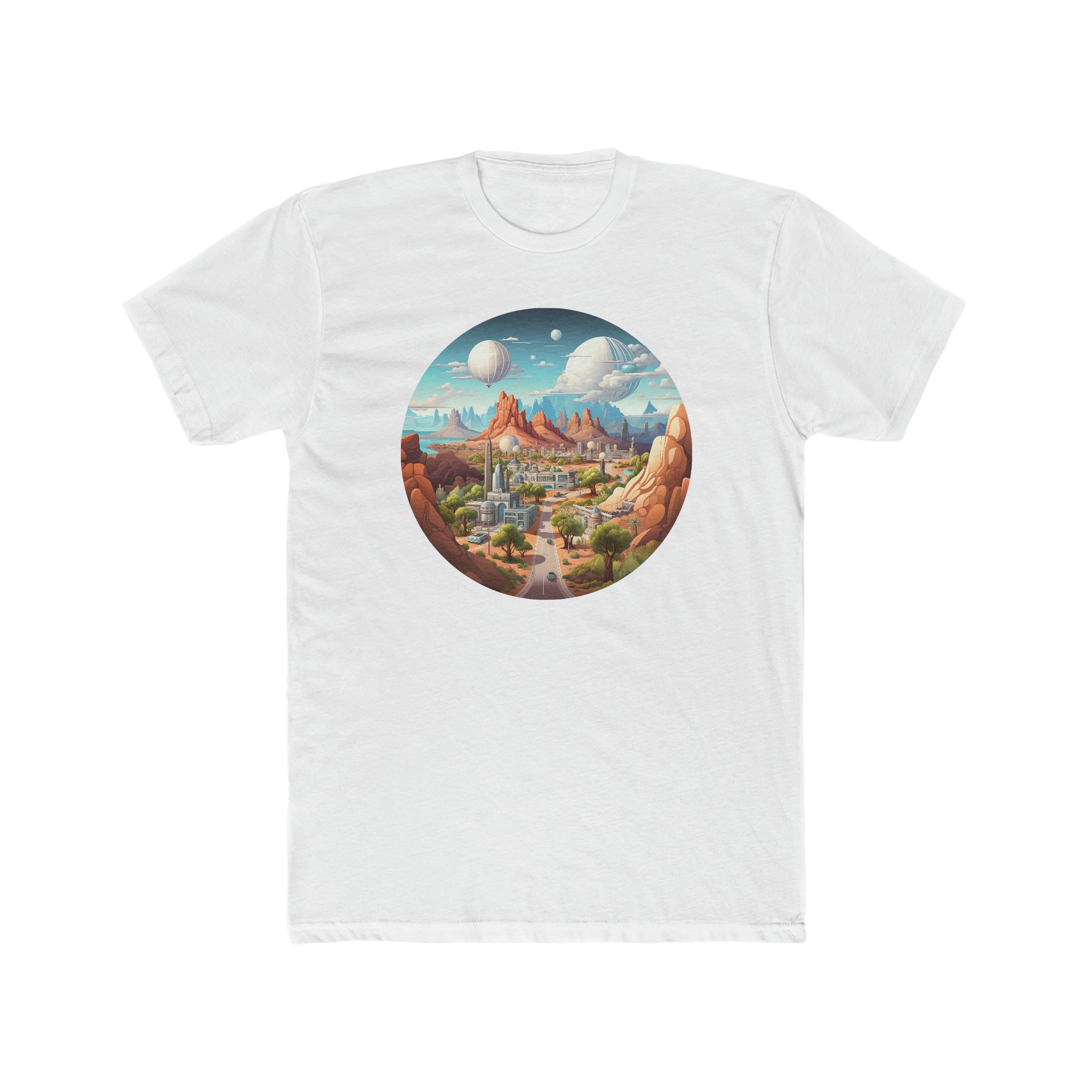 Men's Cotton Crew Tee - Isometric Designs 03