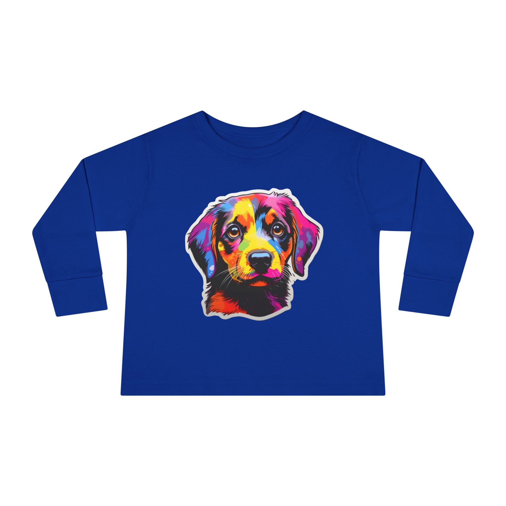 Toddler Long Sleeve Tee - Puppies 10