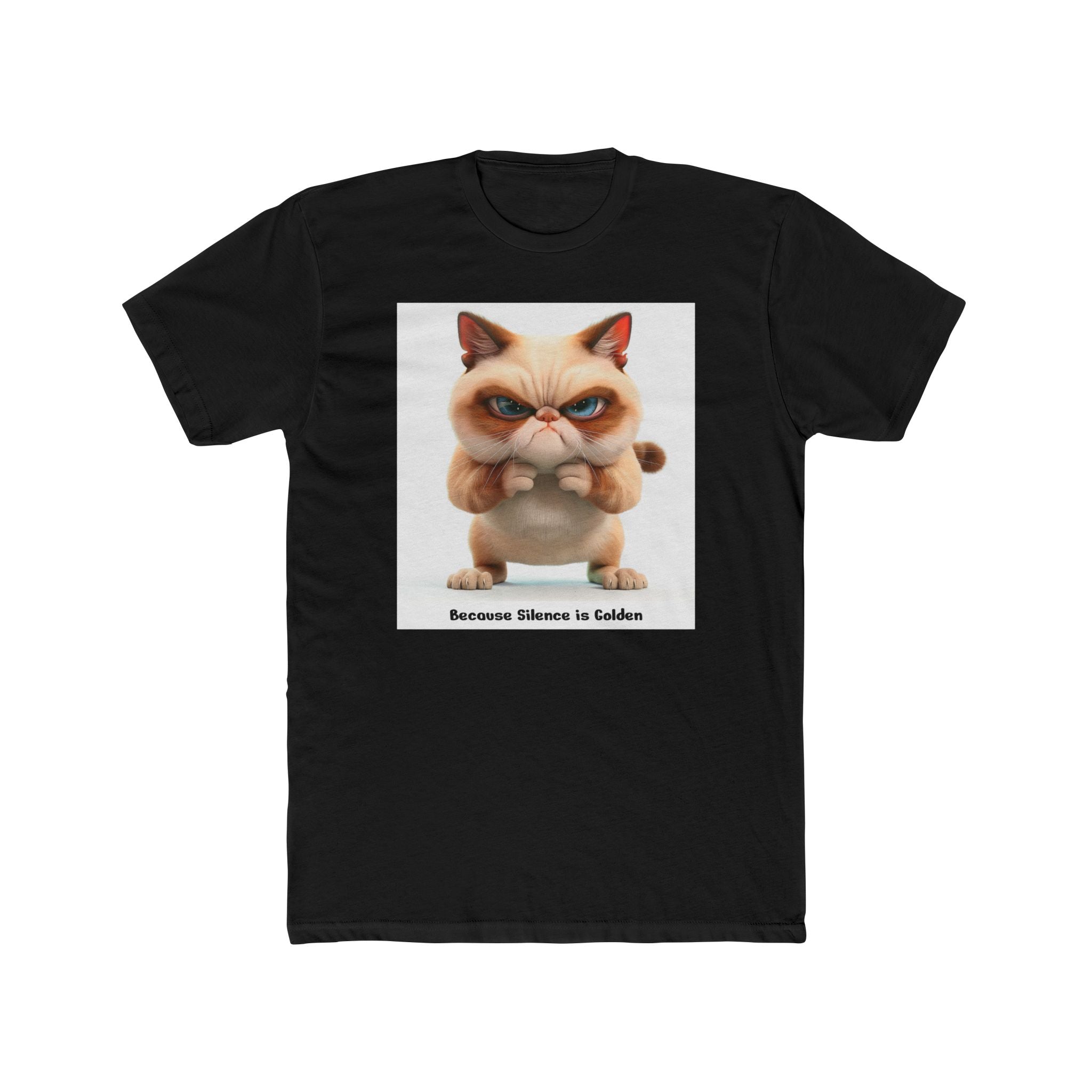 Men's Cotton Crew Tee - Grumpy Cats Collection - 02
