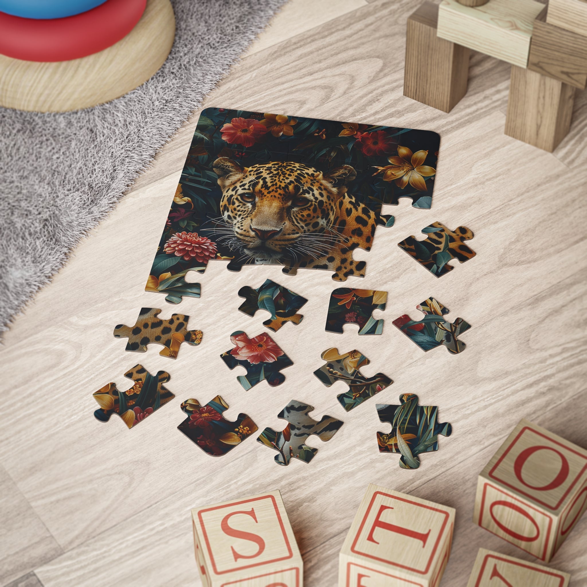Kids' Puzzle, 30-Piece - Jaguar Forest