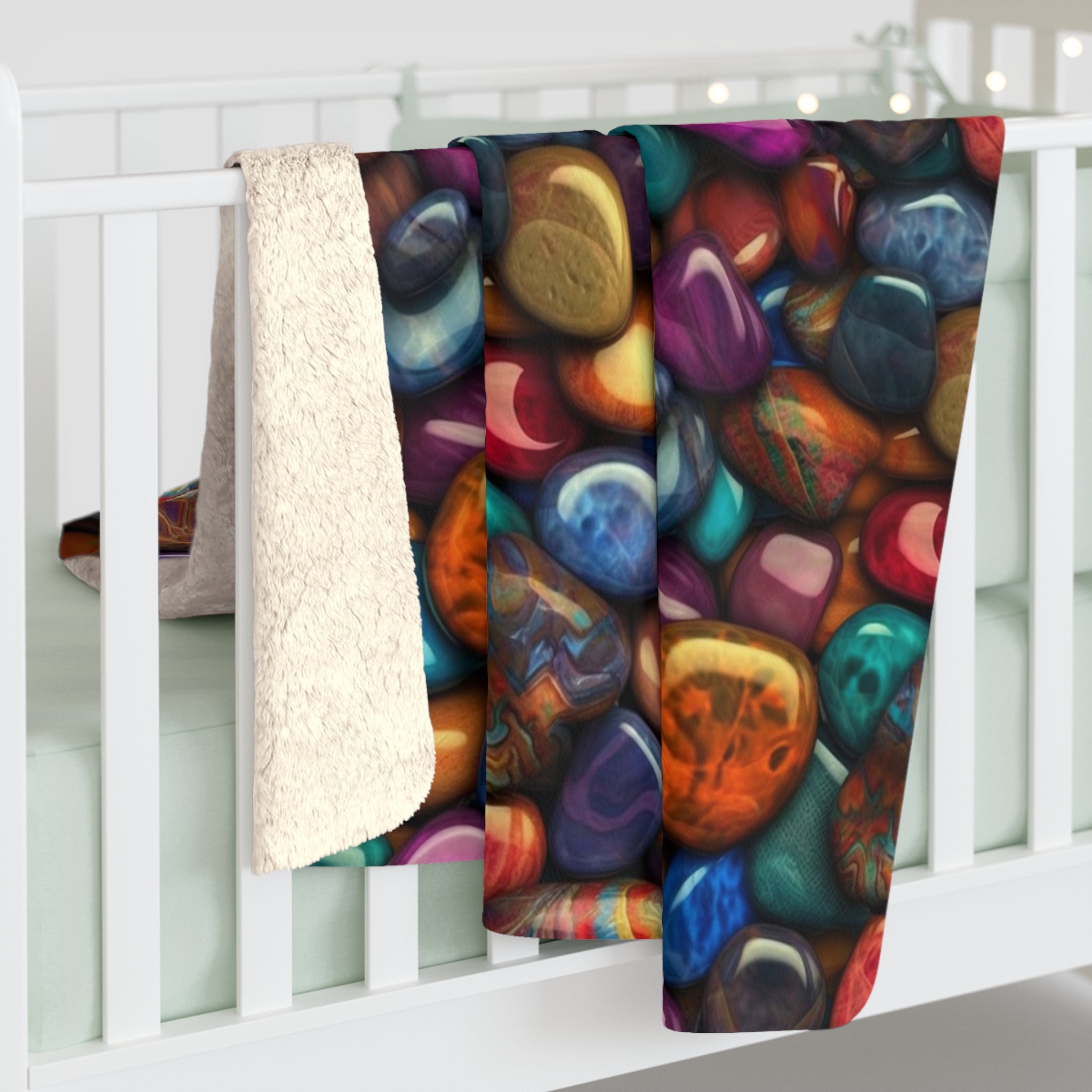 Sherpa Fleece Blanket (AOP) - Seamless Designs 12