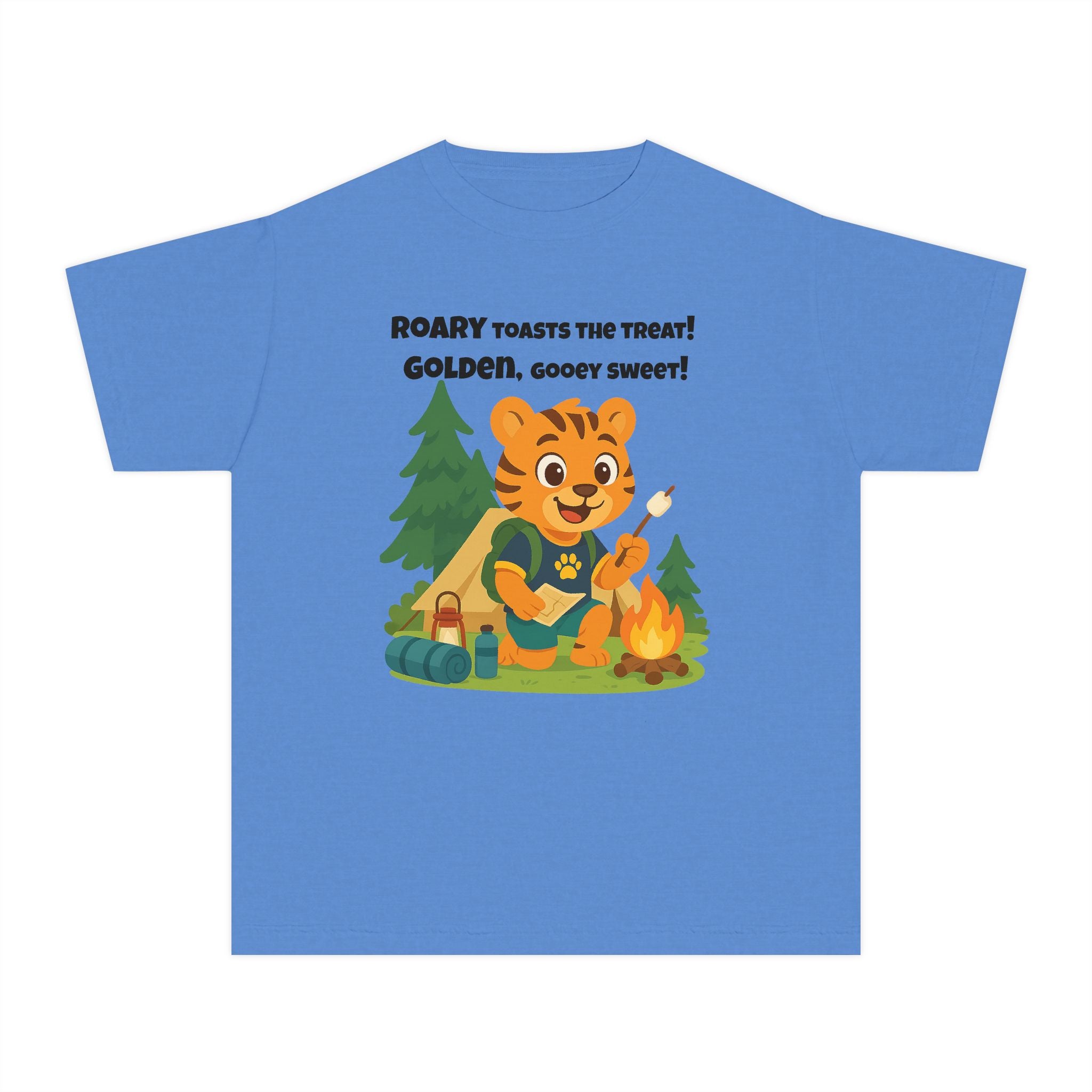 Youth Midweight Cotton Tee - Roary's Camping Adventures