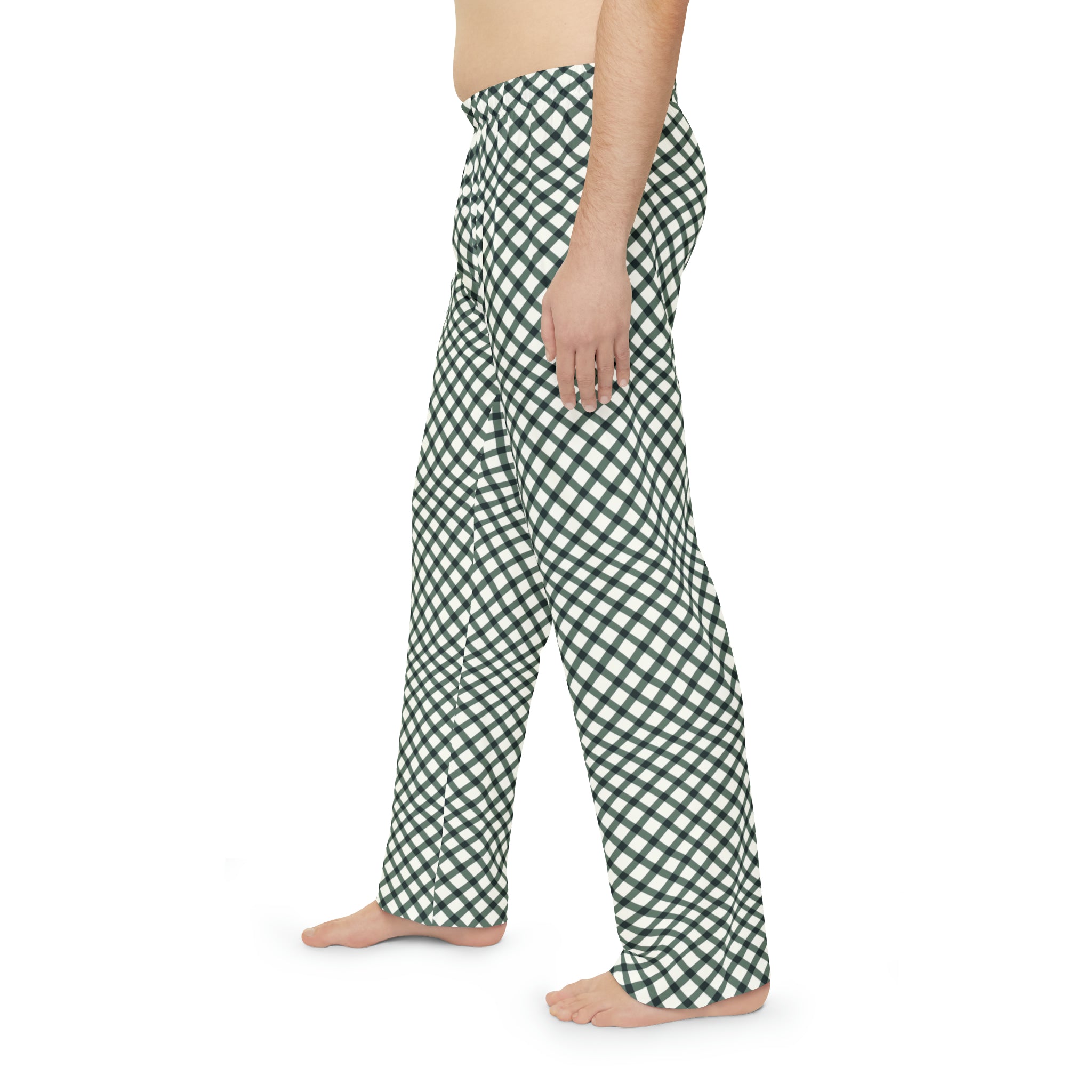 Men's Pajama Pants (AOP) - Seamless Checkered Designs 09