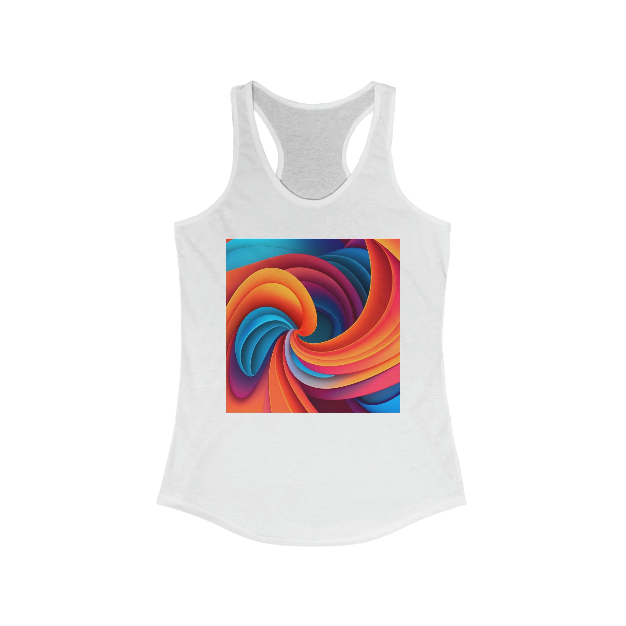 Women's Ideal Racerback Tank - Vector Art Design 04
