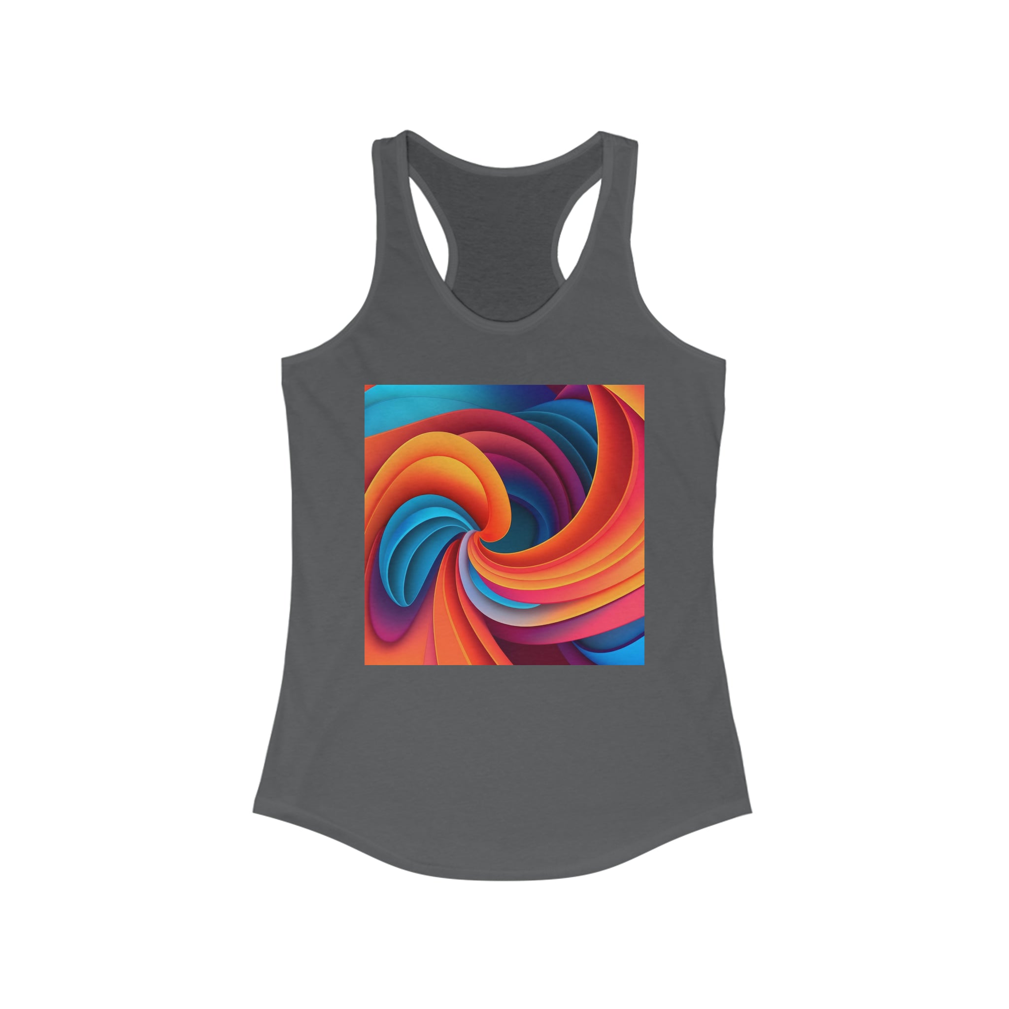 Women's Ideal Racerback Tank - Vector Art Design 04