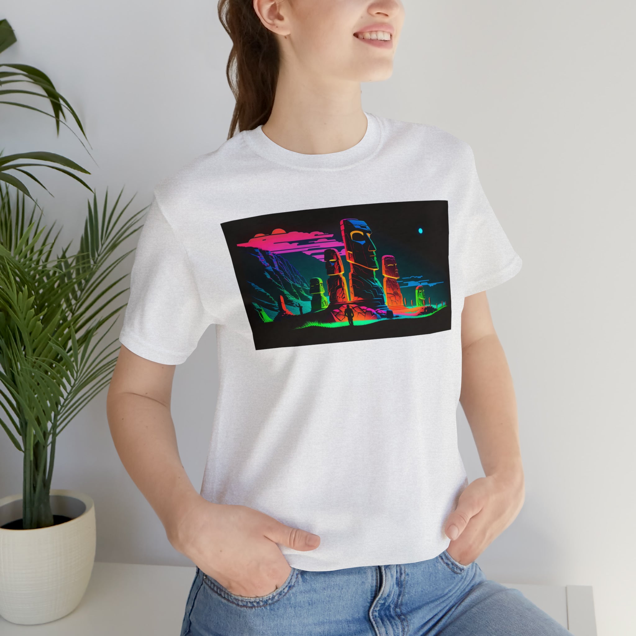 Unisex Jersey Short Sleeve Tee - Easter Islands, Chile