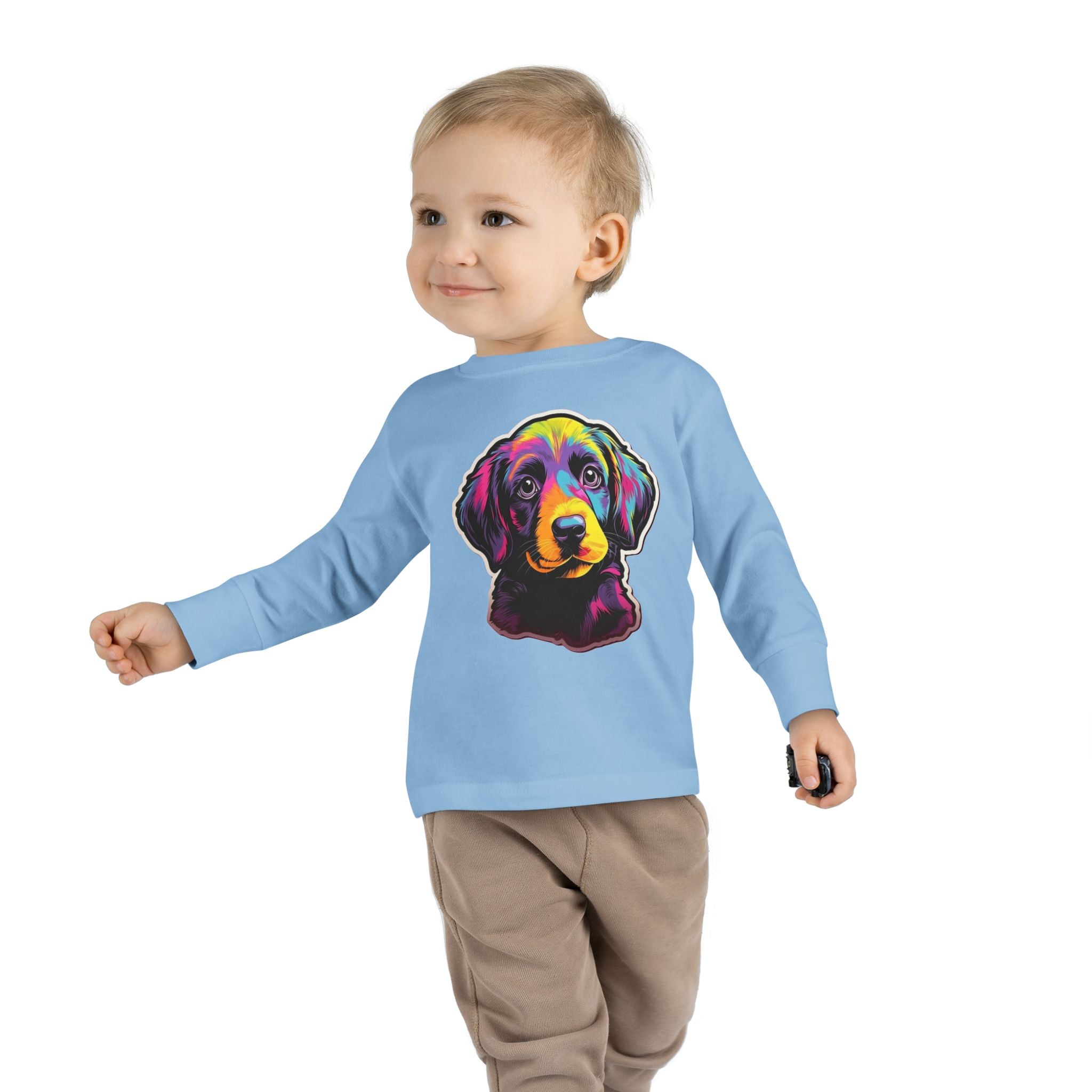 Toddler Long Sleeve Tee - Puppies 03