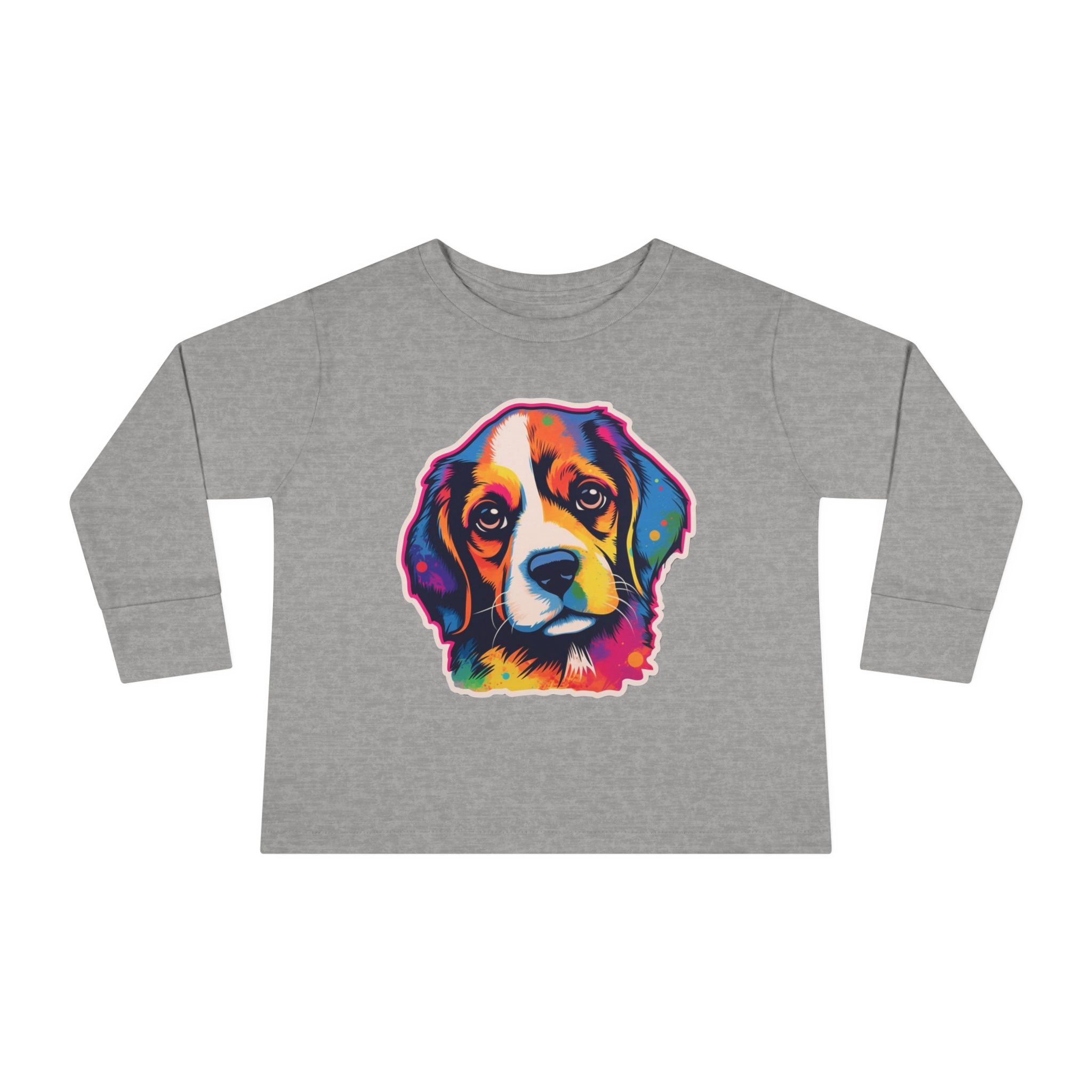 Toddler Long Sleeve Tee - Puppies 01