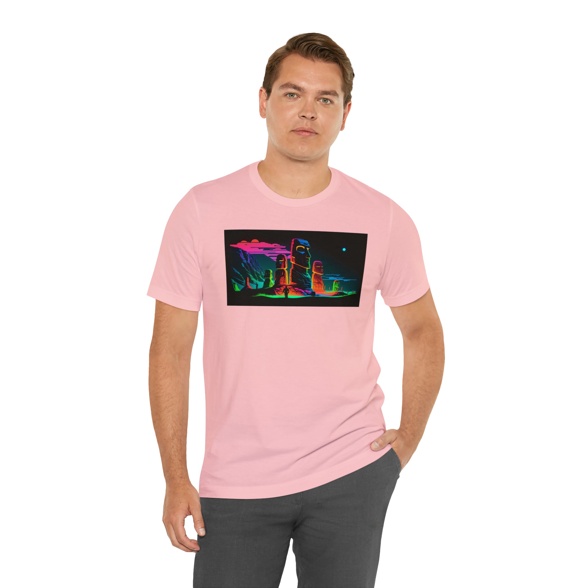 Unisex Jersey Short Sleeve Tee - Easter Islands, Chile