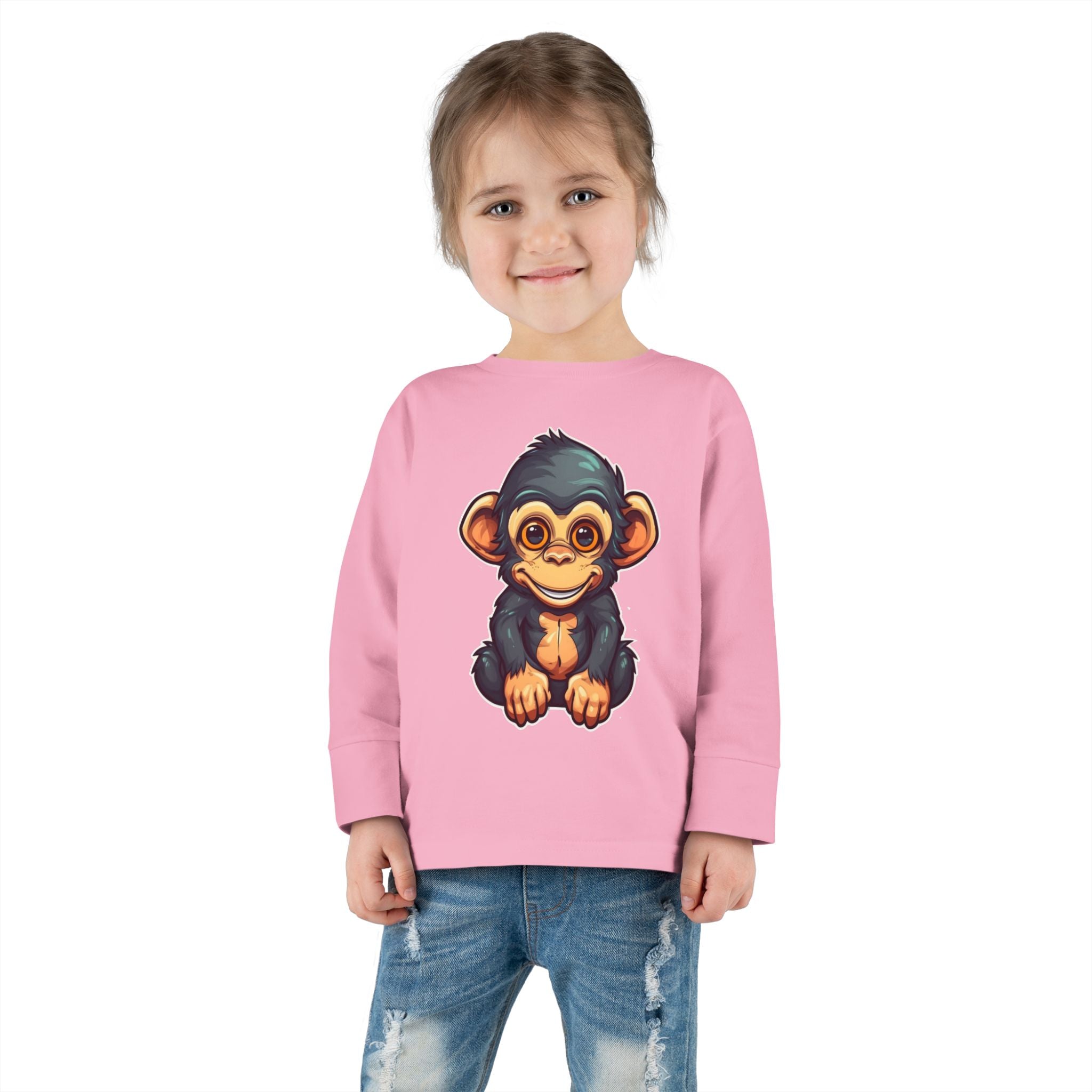 Toddler Long Sleeve Tee - Chimpanzee Infant