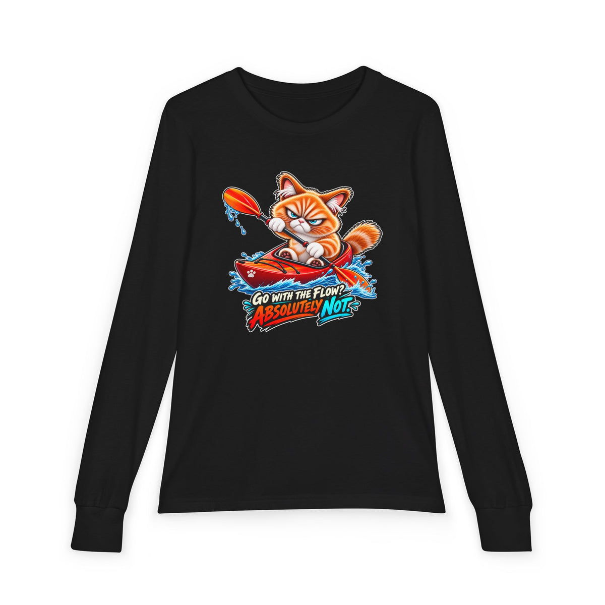 Kayaking - Mildly Feral - Youth Long Sleeve Tee