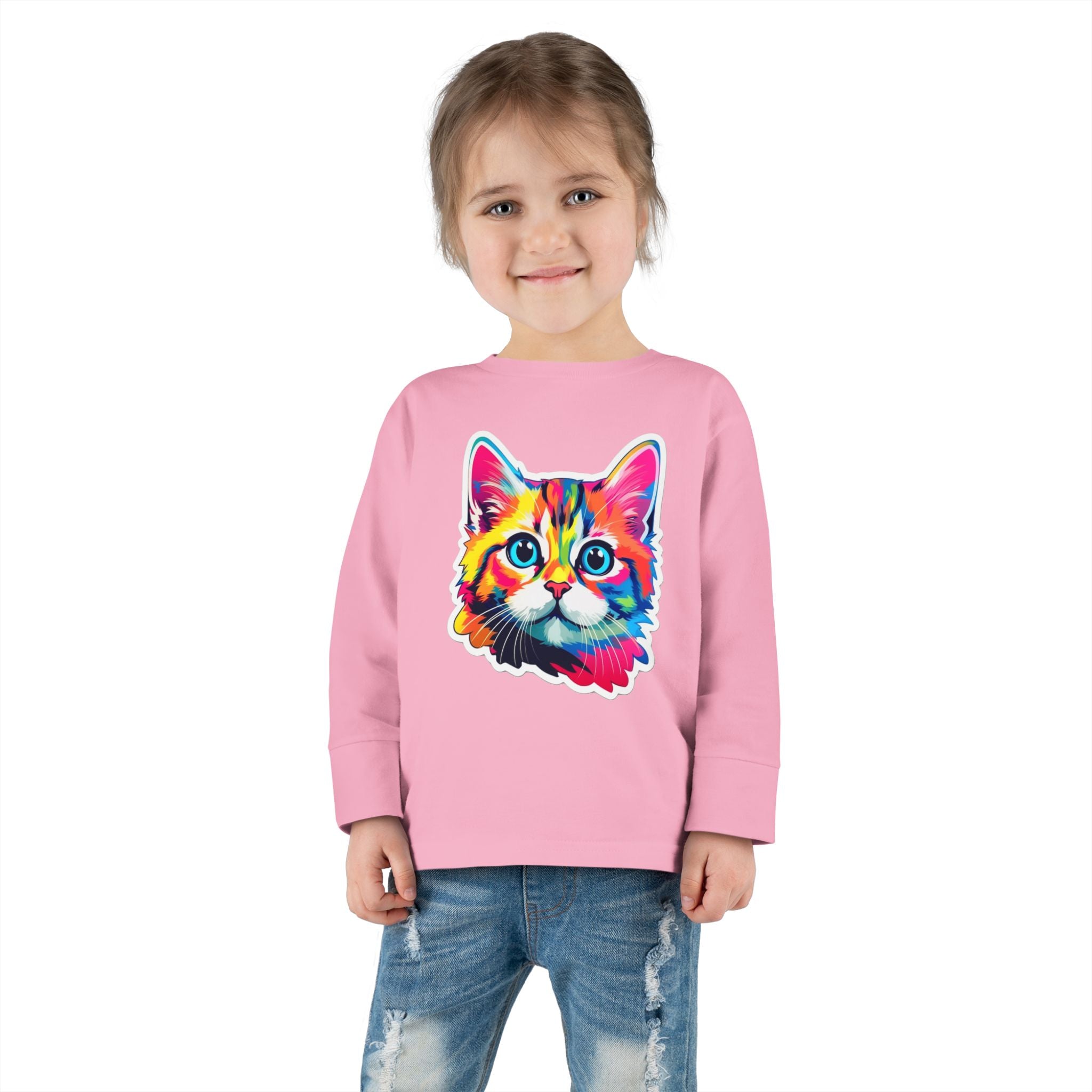 Toddler Long Sleeve Tee - Kittens 10