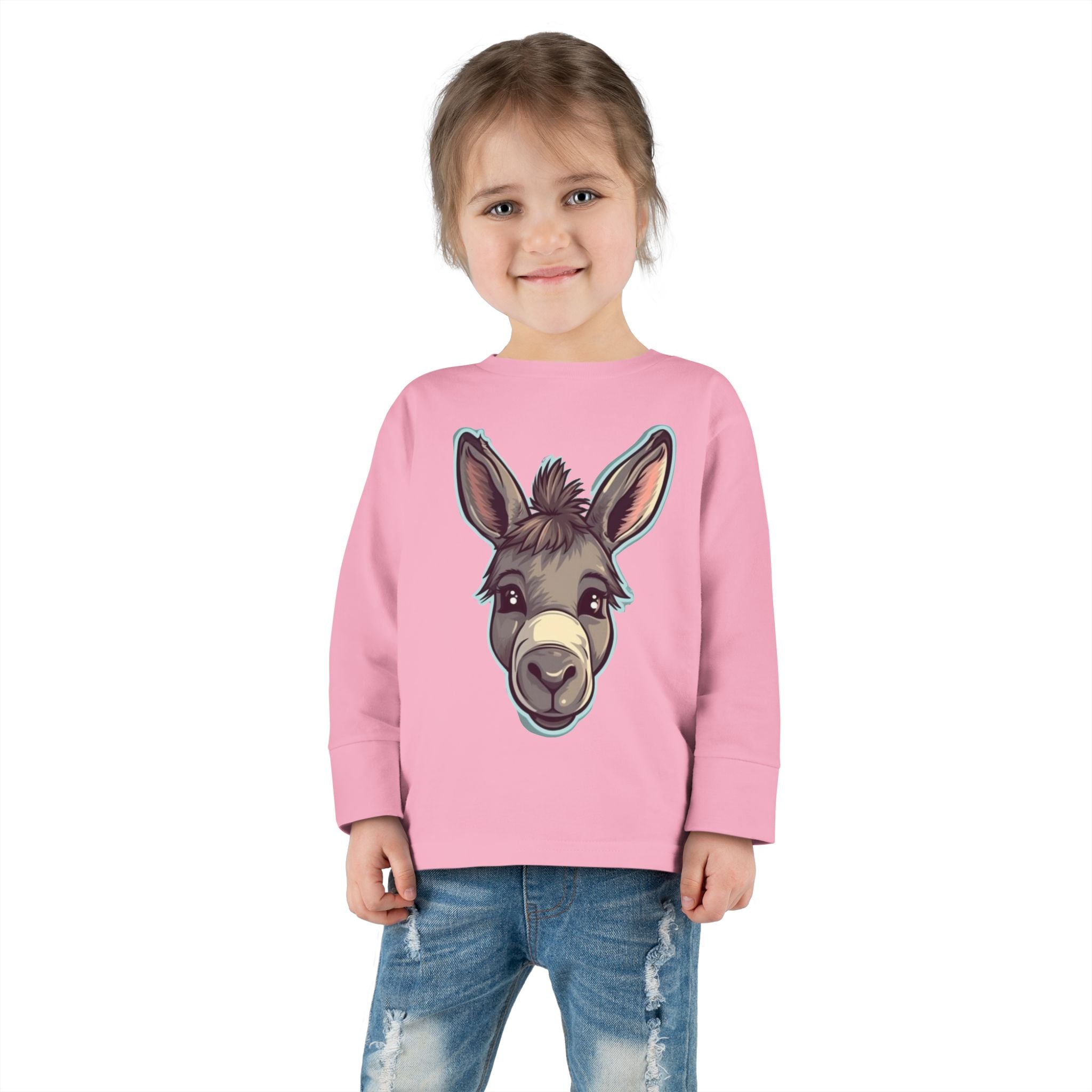 Toddler Long Sleeve Tee - Donkey Foal
