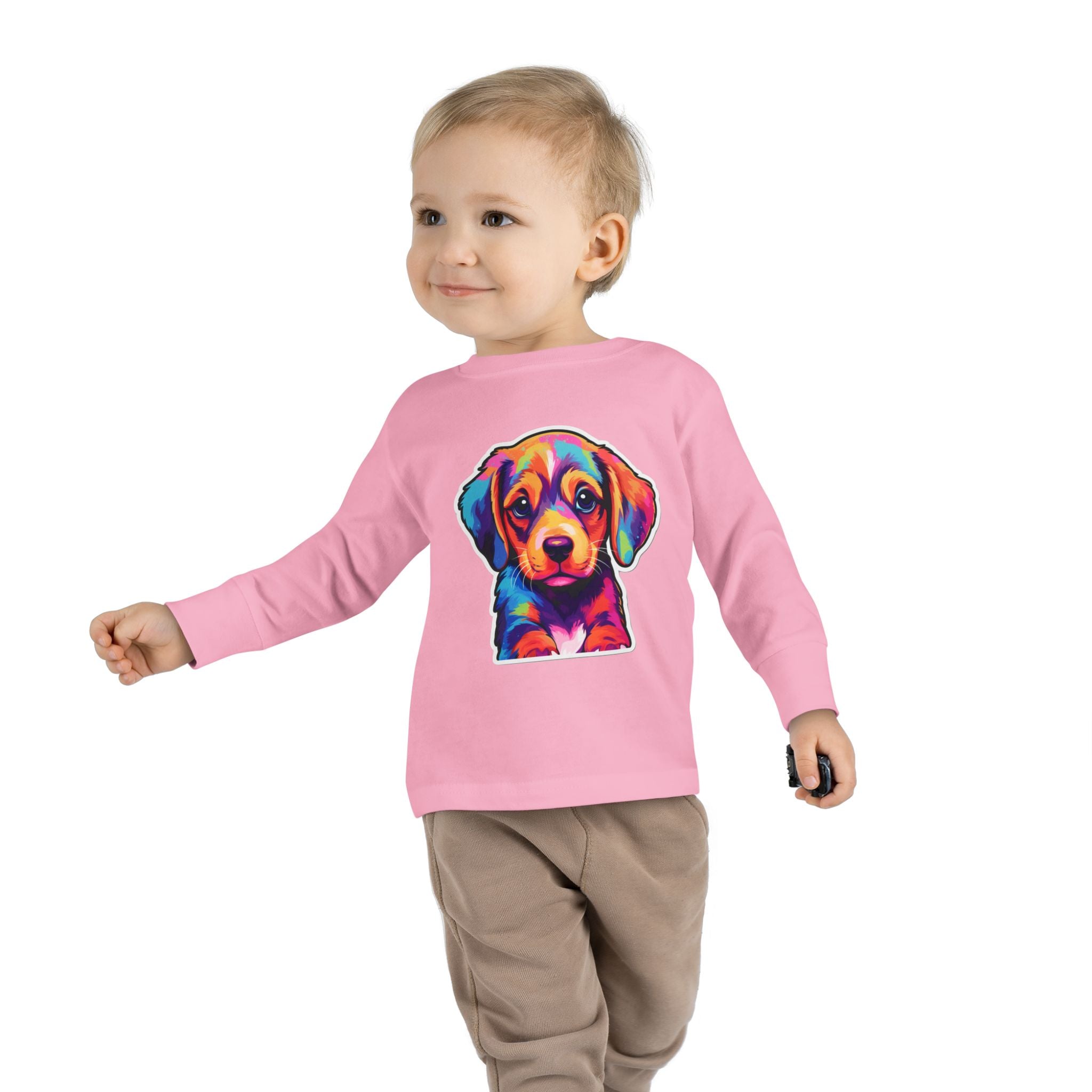 Toddler Long Sleeve Tee - Puppies 05
