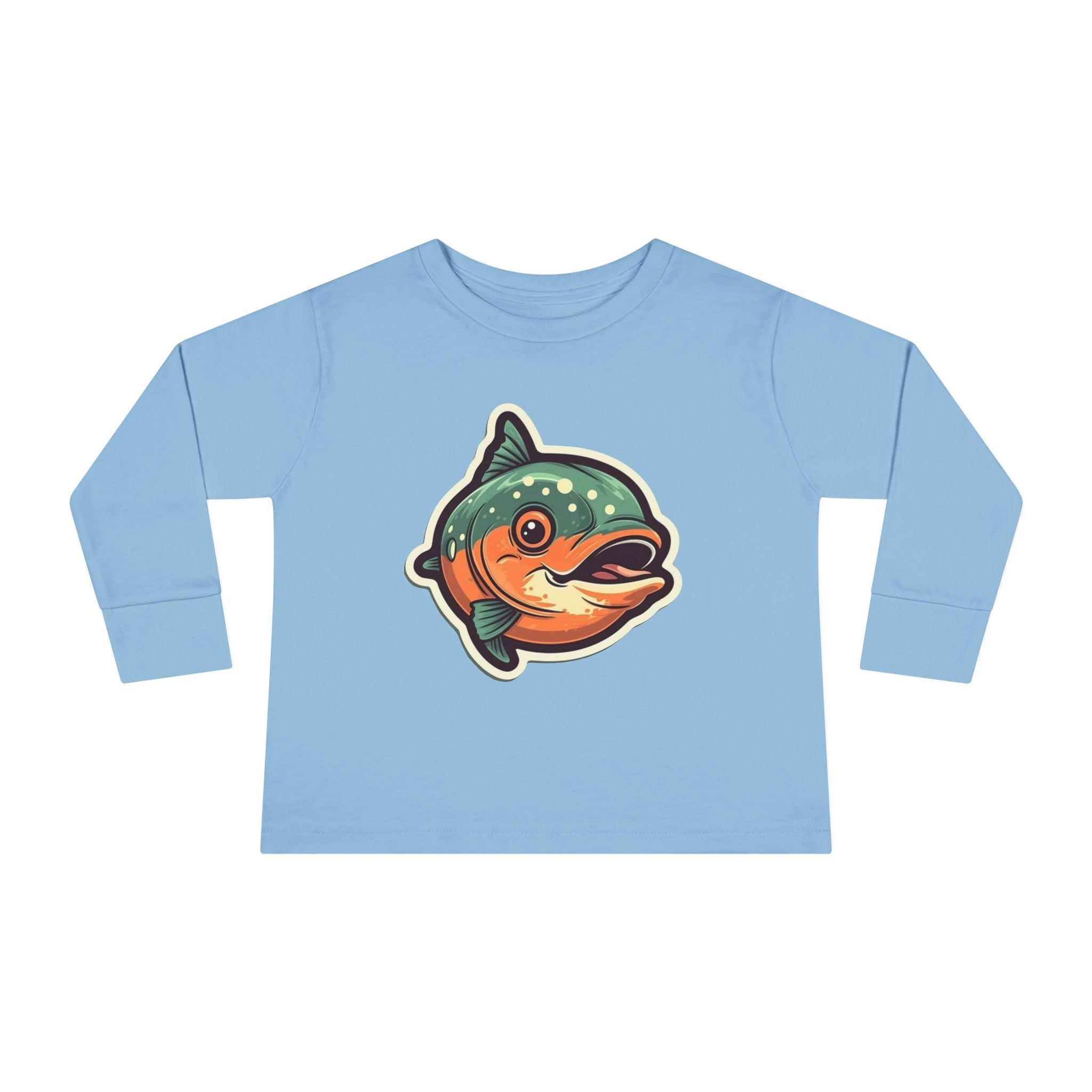Toddler Long Sleeve Tee - Salmon Fry