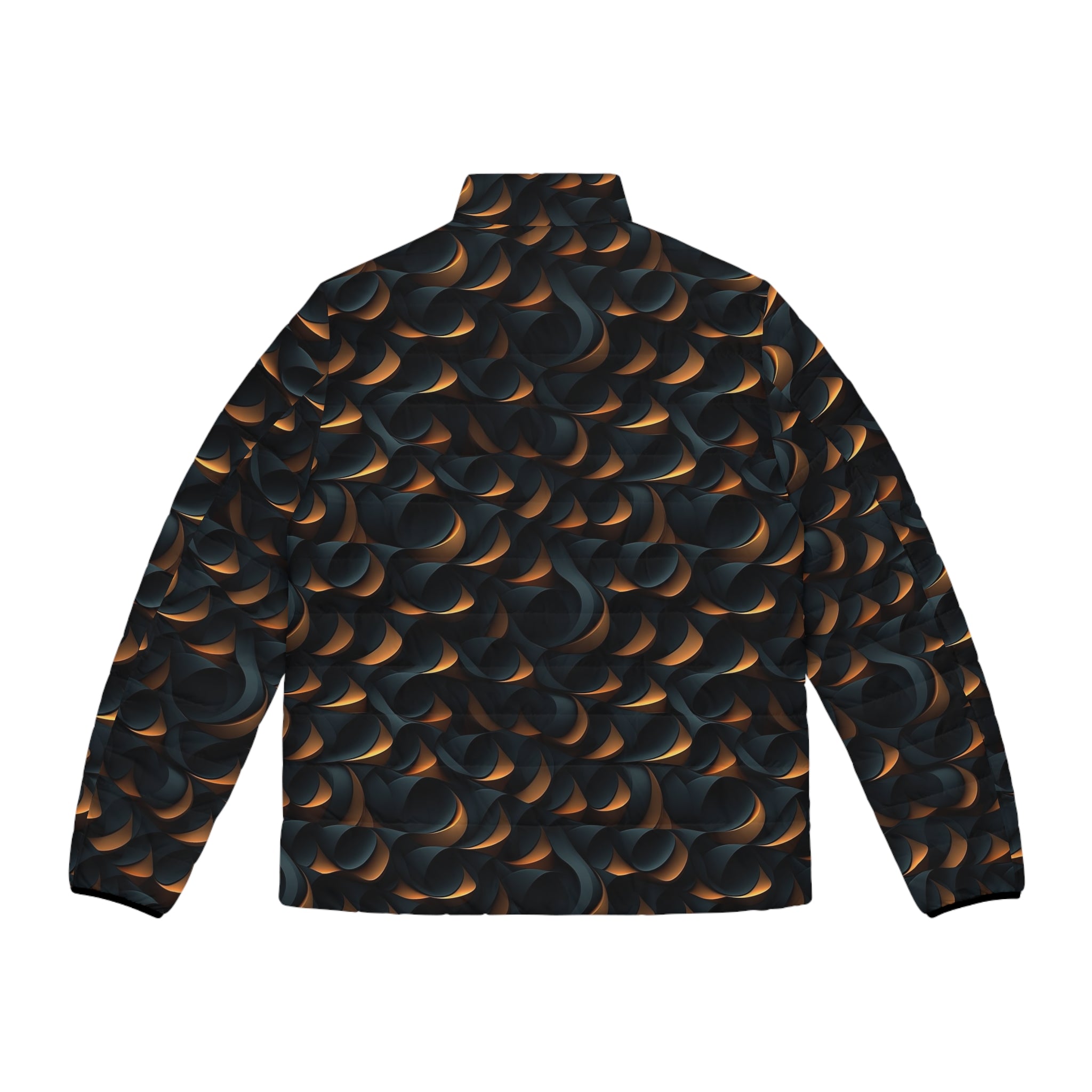 Men's Puffer Jacket (AOP) - Abstract Designs 14