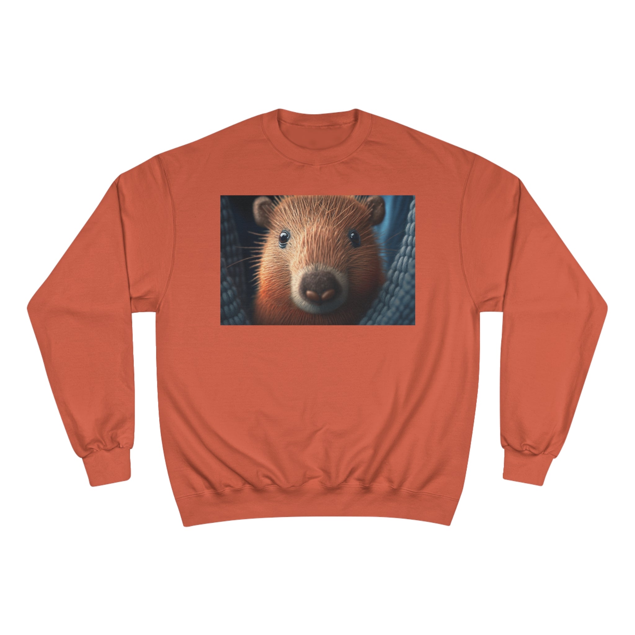 Champion Sweatshirt - Knit Animals, Capybara Pup