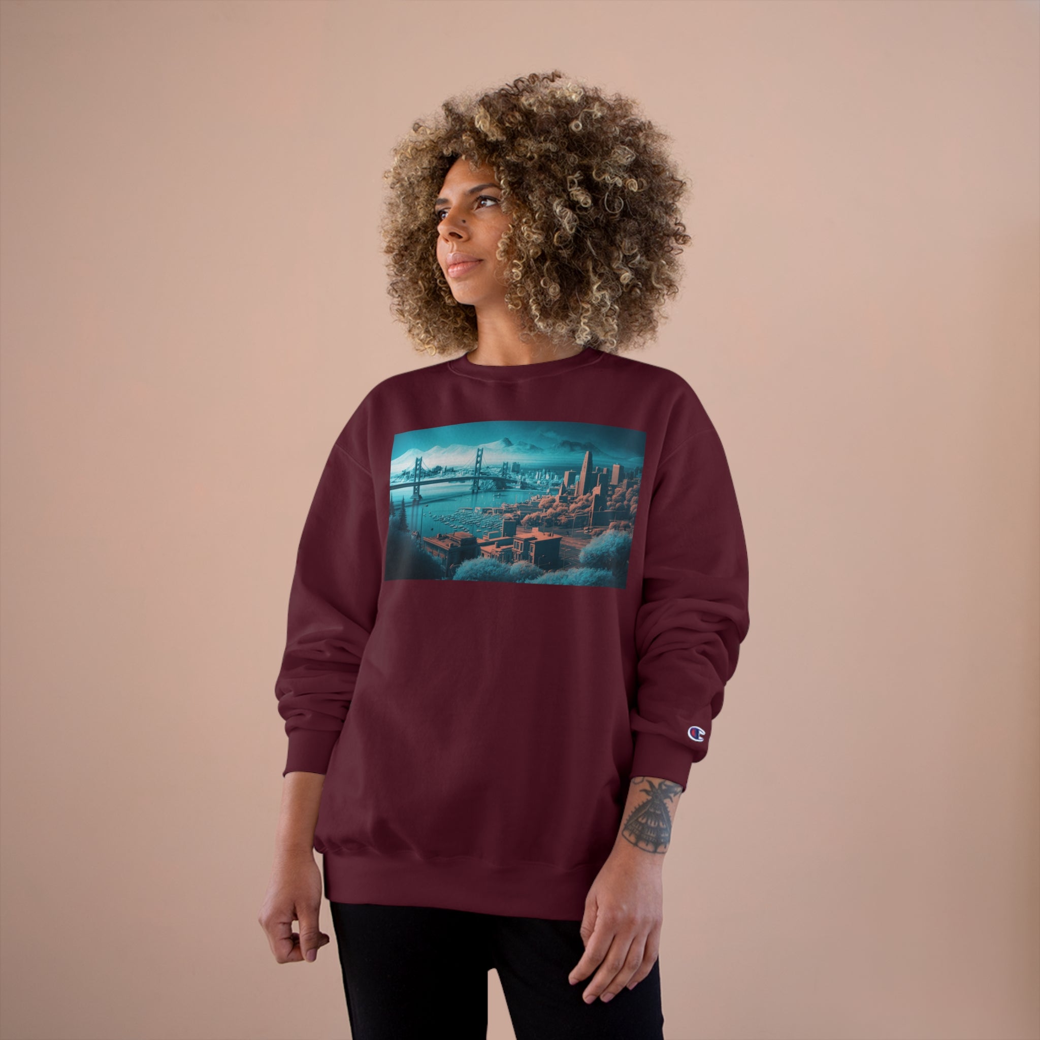 Champion Sweatshirt - Duotone Cities, San Francisco