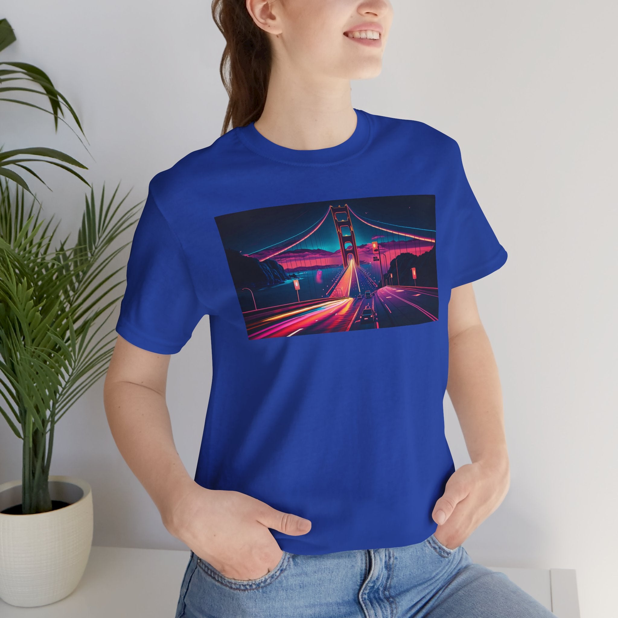 Unisex Jersey Short Sleeve Tee - Golden Gate Bridge, San Francisco, USA