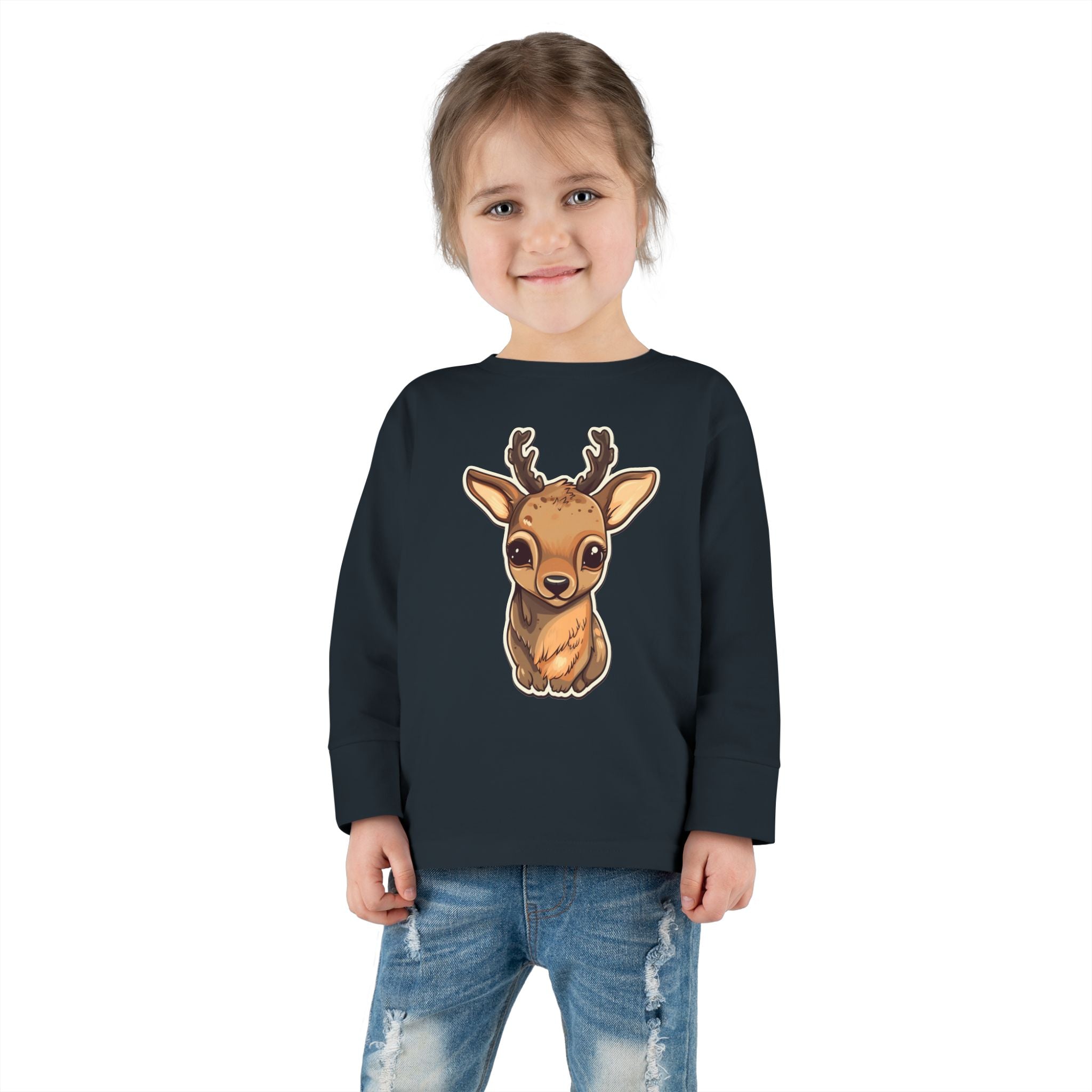 Toddler Long Sleeve Tee - Elk Calf