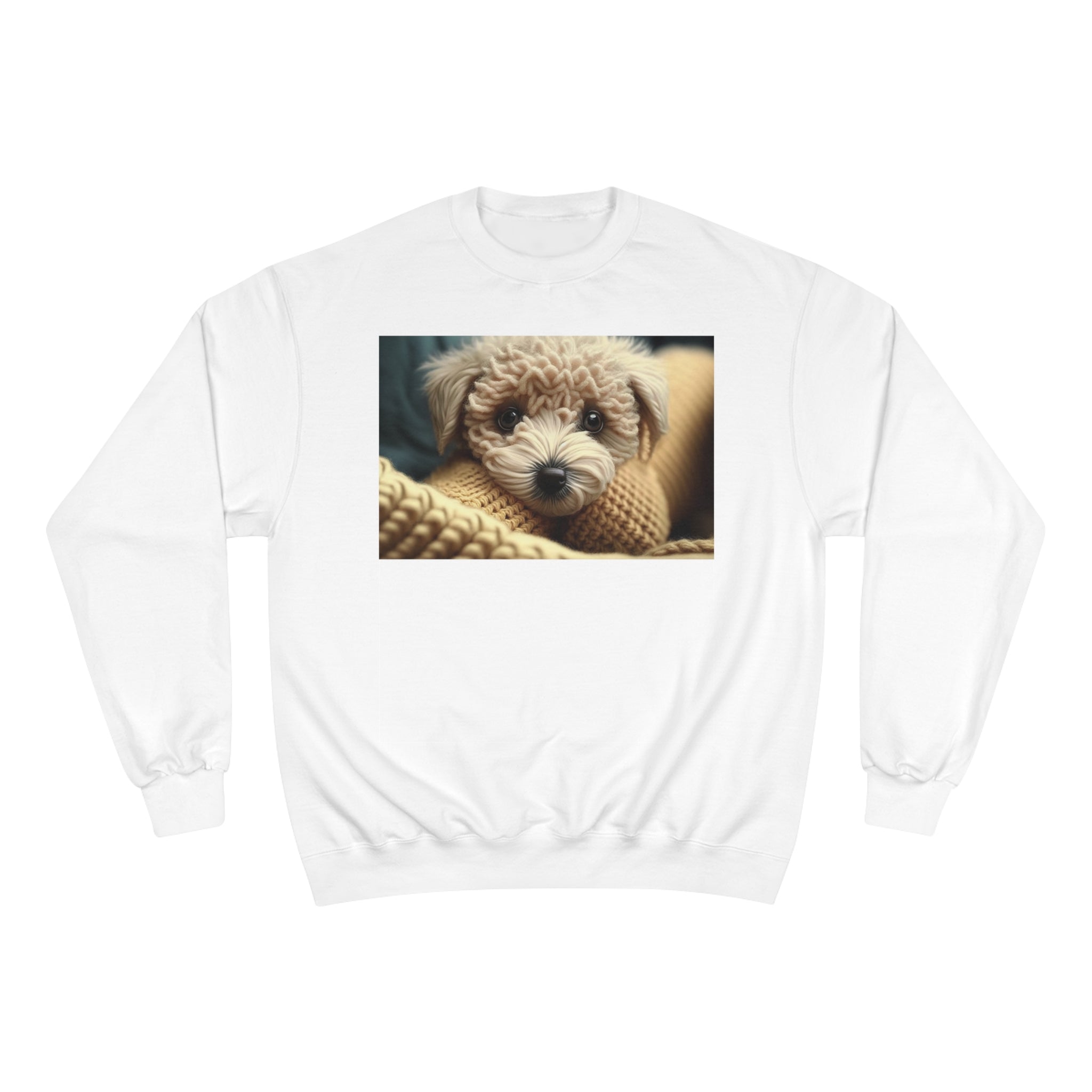 Champion Sweatshirt - Knit Animals, Puppy