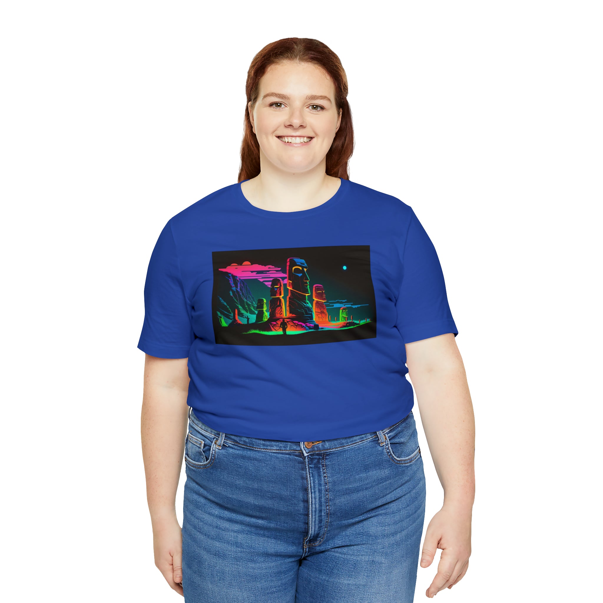 Unisex Jersey Short Sleeve Tee - Easter Islands, Chile