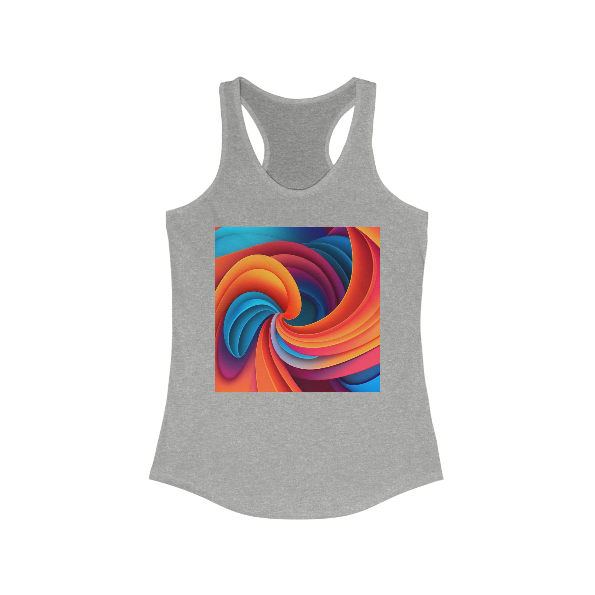 Women's Ideal Racerback Tank - Vector Art Design 04