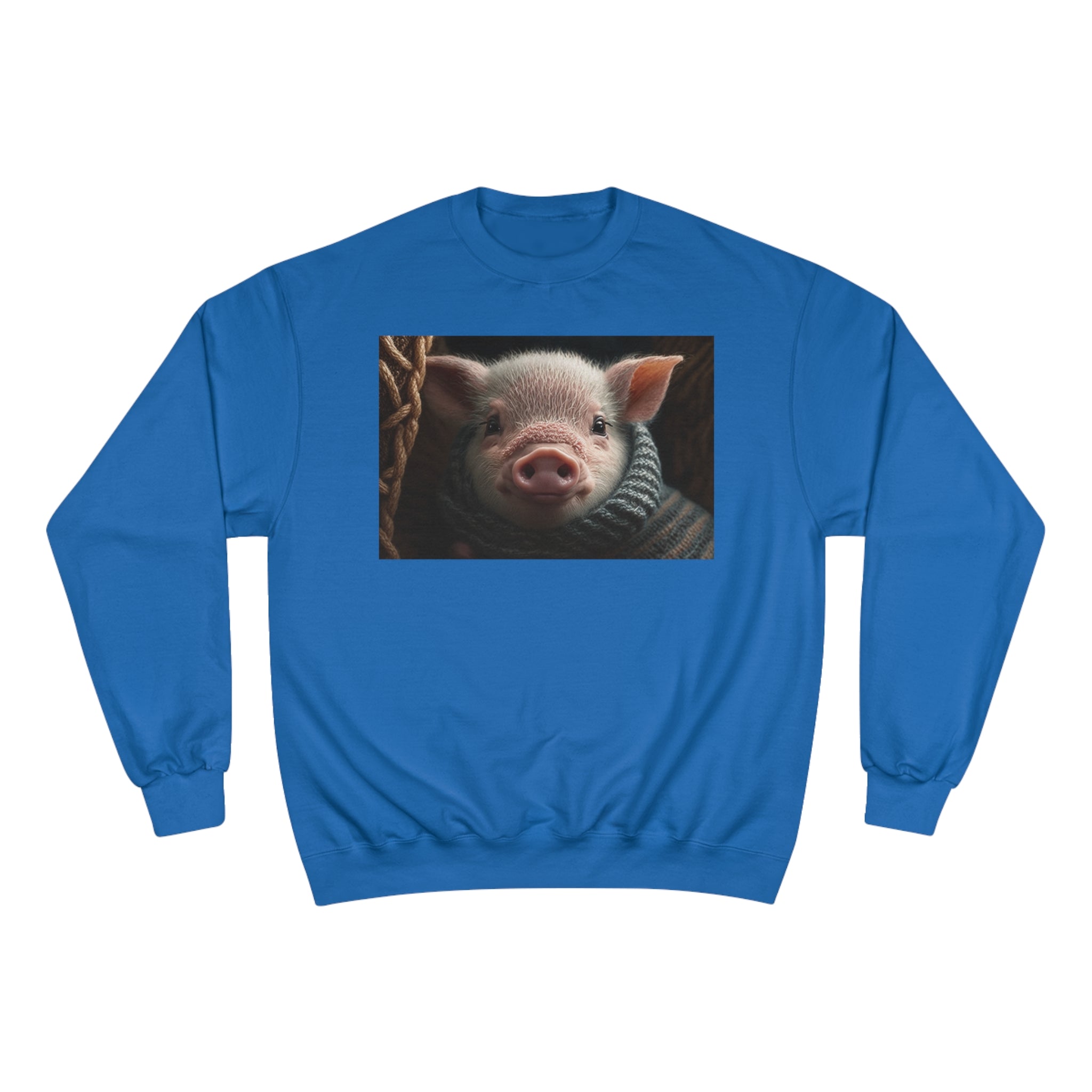 Champion Sweatshirt - Knit Animals, Piglet