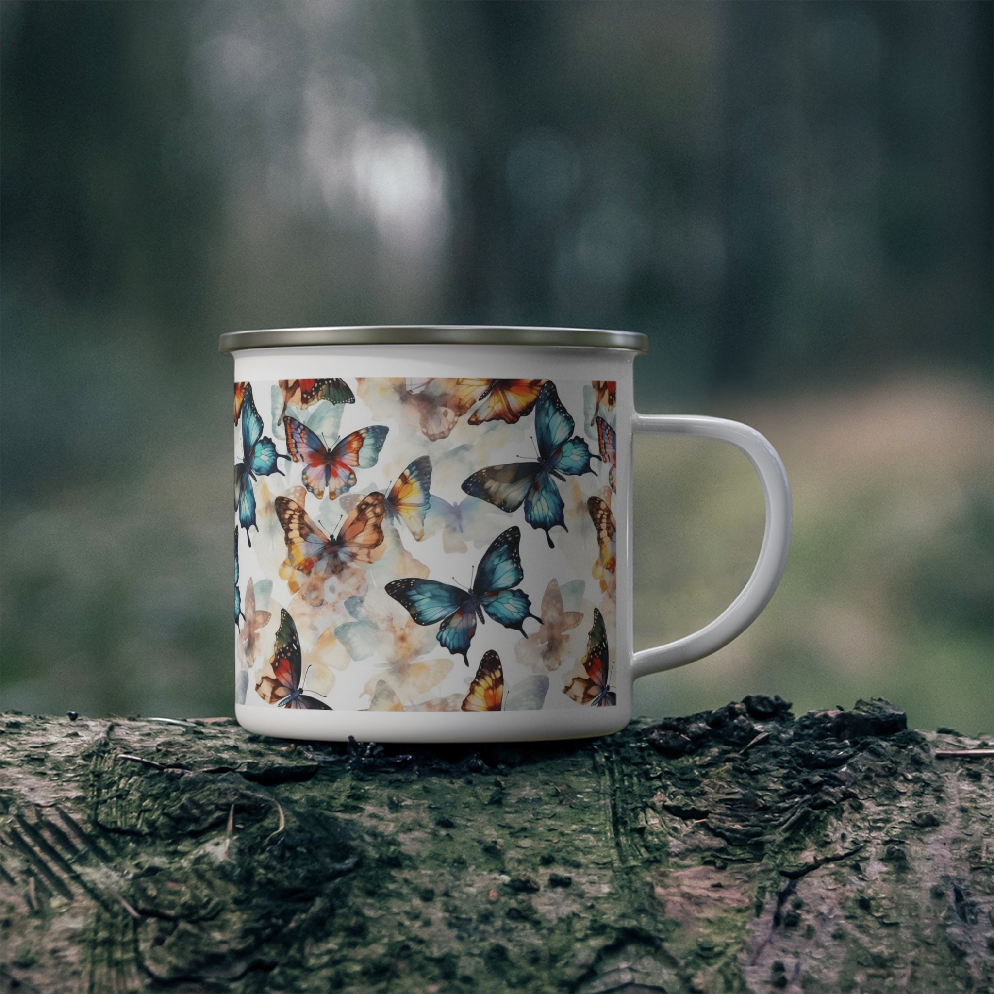 Enamel Camping Mug - Seamless Designs 20