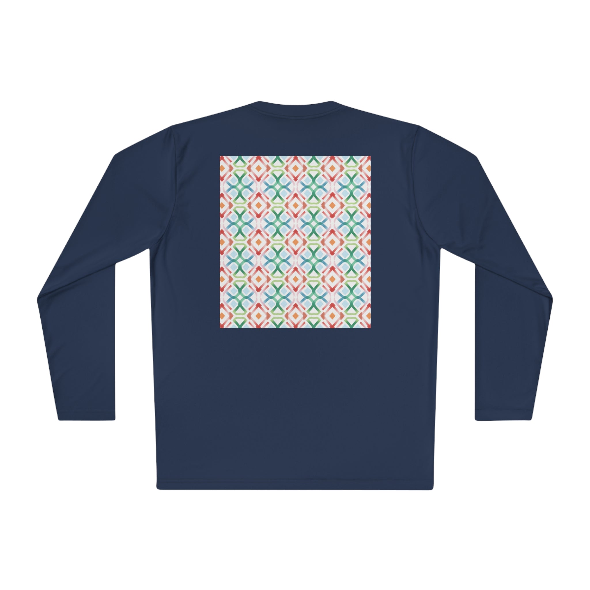 Unisex Lightweight Long Sleeve Tee (AOP) - Abstract Designs 09