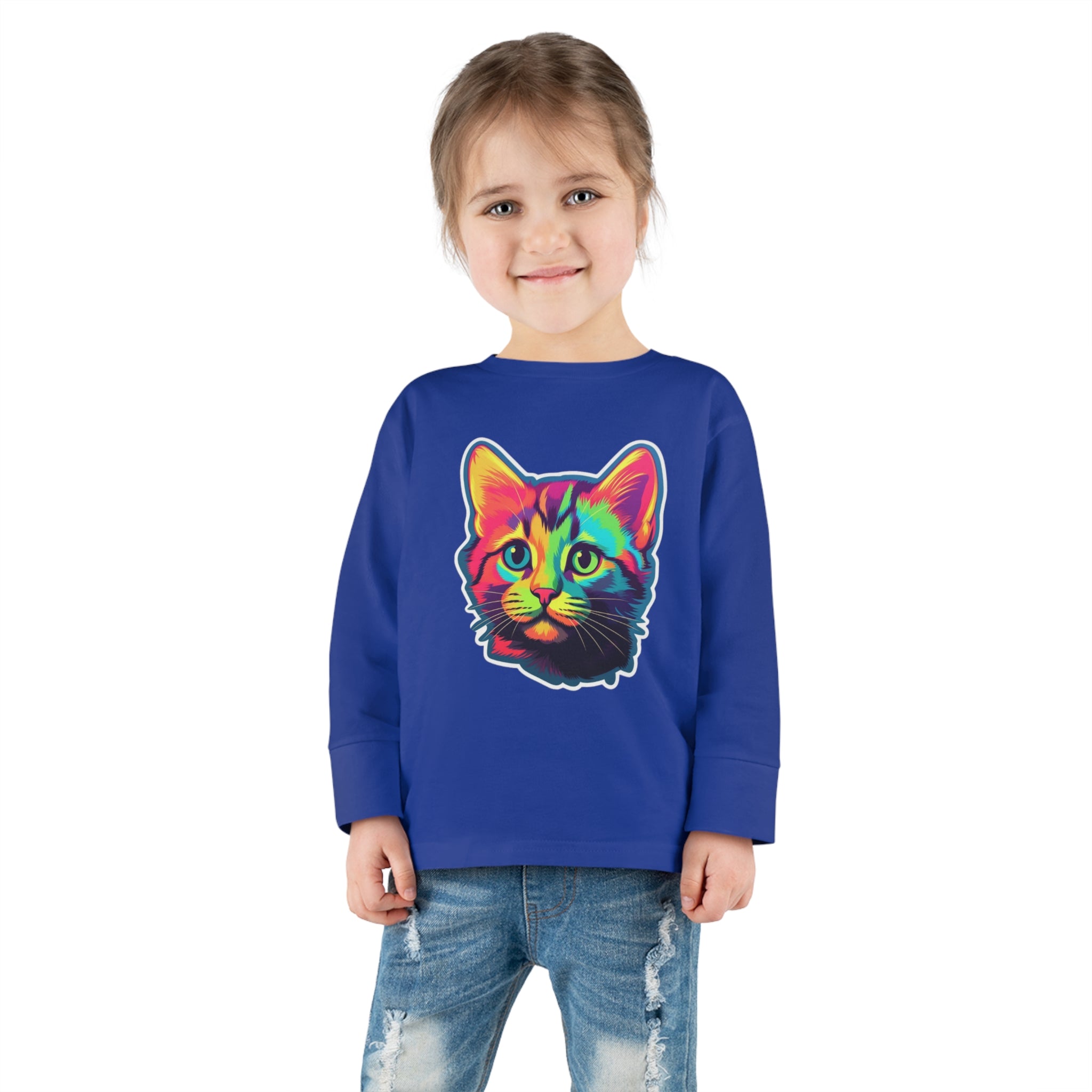 Toddler Long Sleeve Tee - Kittens 07