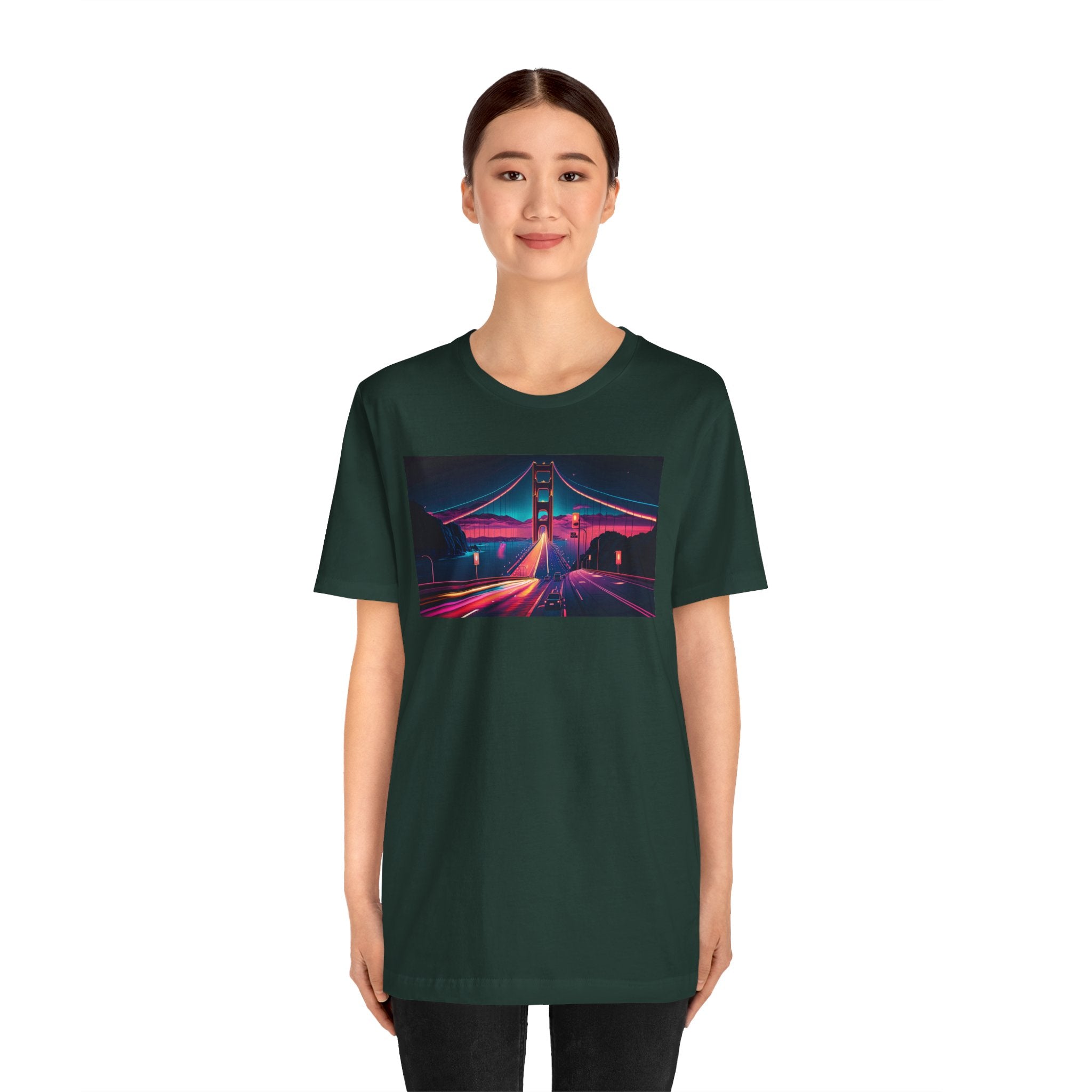 Unisex Jersey Short Sleeve Tee - Golden Gate Bridge, San Francisco, USA