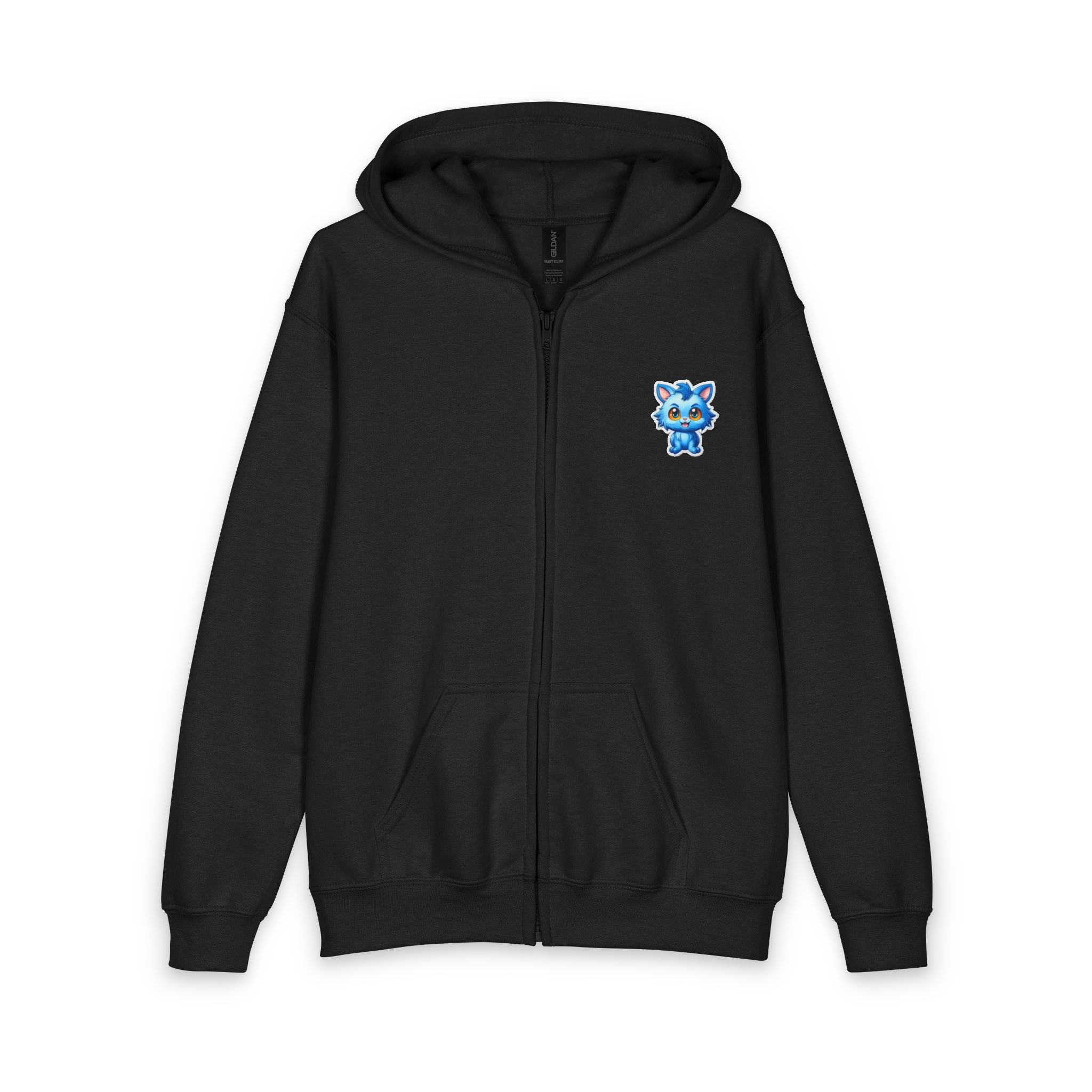 Youth Heavy Blend Zipped Hoodie - Mascot 01