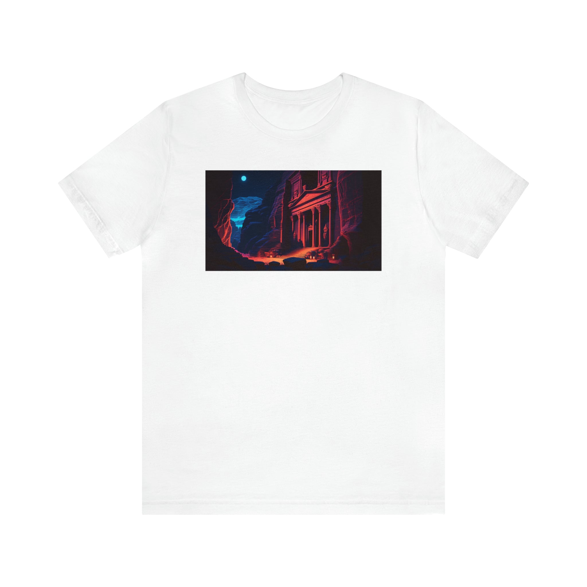 Unisex Jersey Short Sleeve Tee - Petra Caves, Jordan