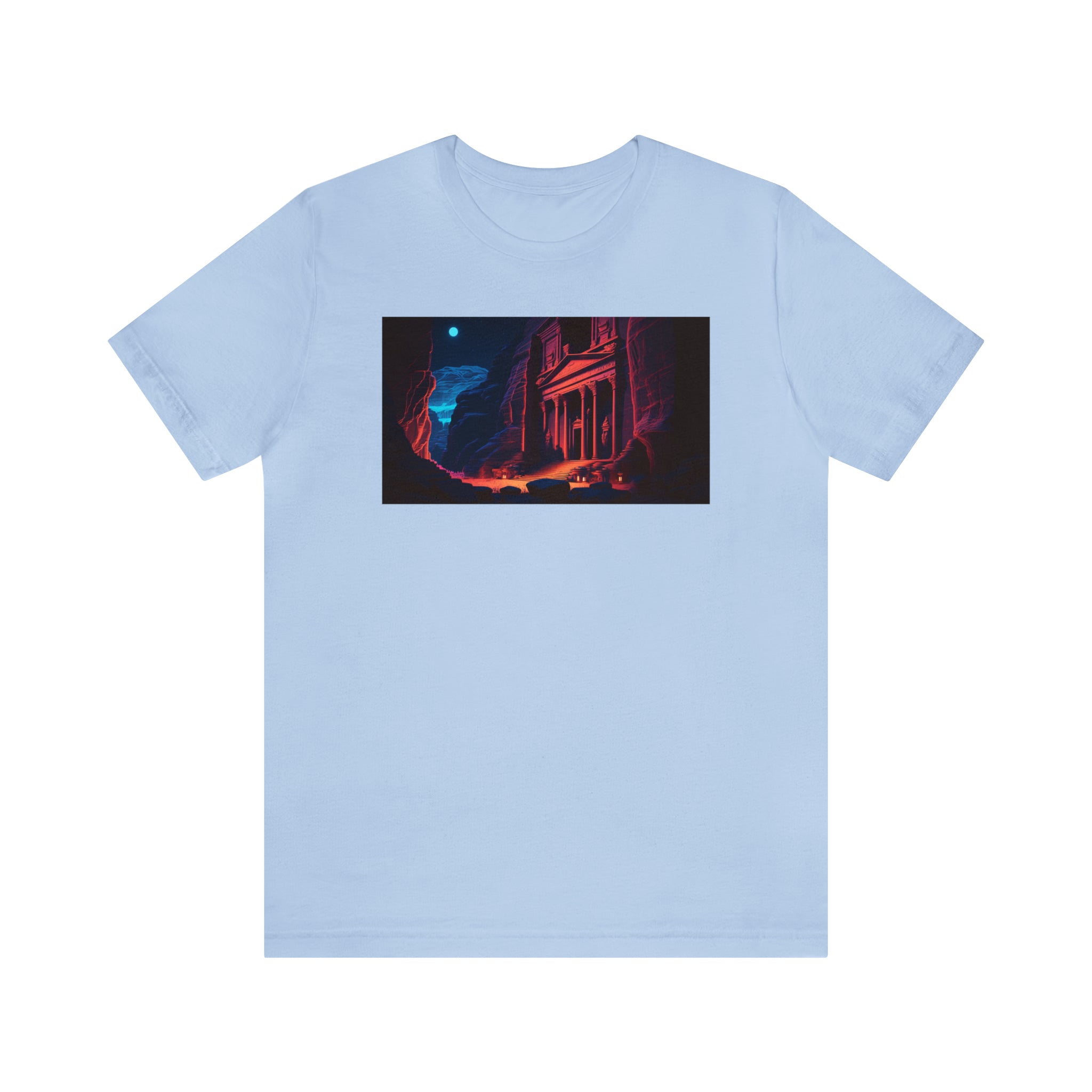 Unisex Jersey Short Sleeve Tee - Petra Caves, Jordan