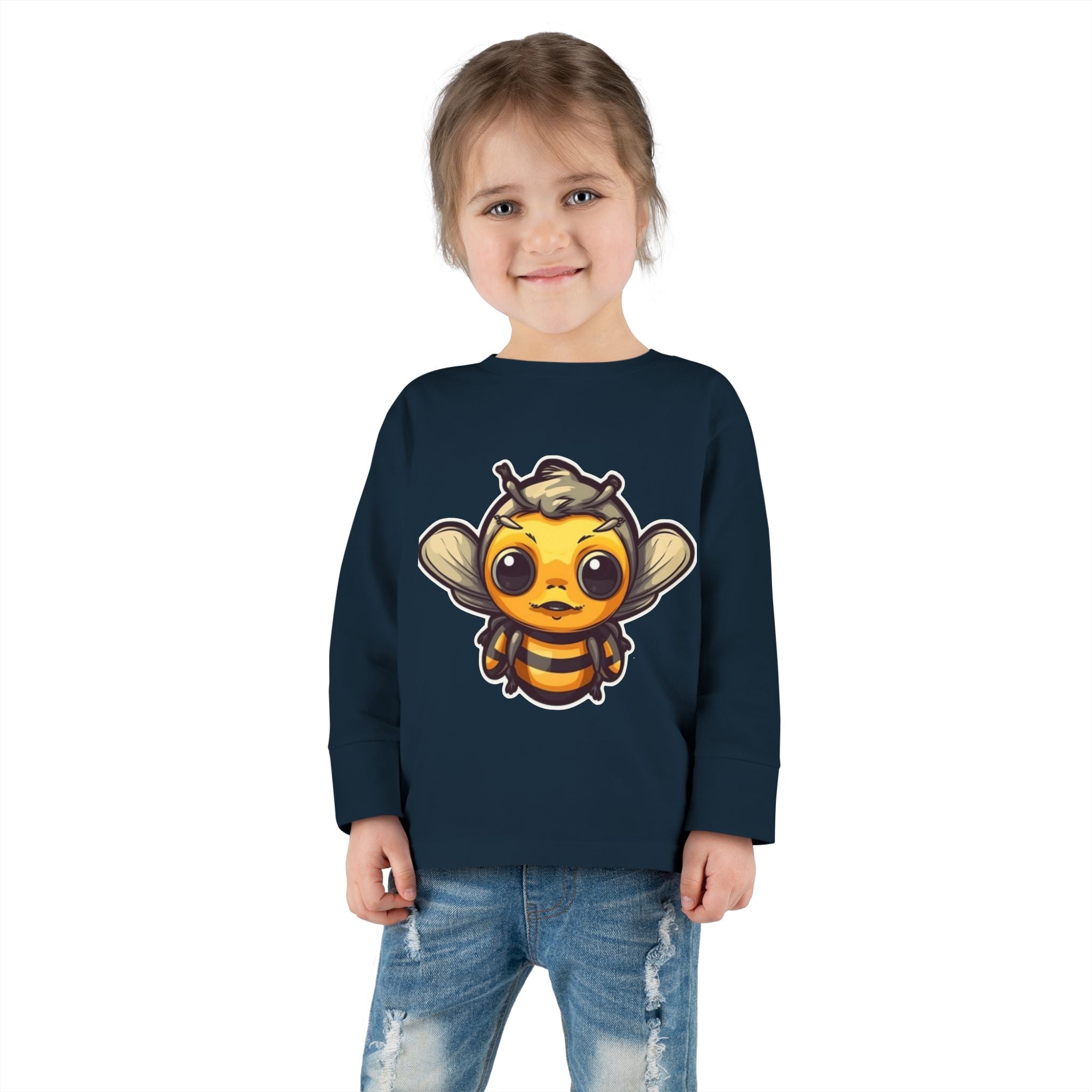 Toddler Long Sleeve Tee - Bee Larva