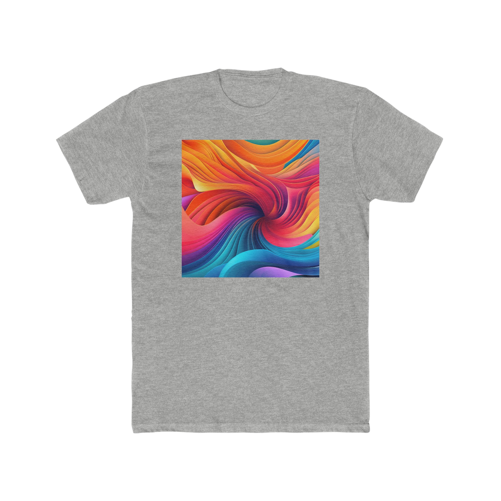 Men's Cotton Crew Tee - Vector Art Design 05