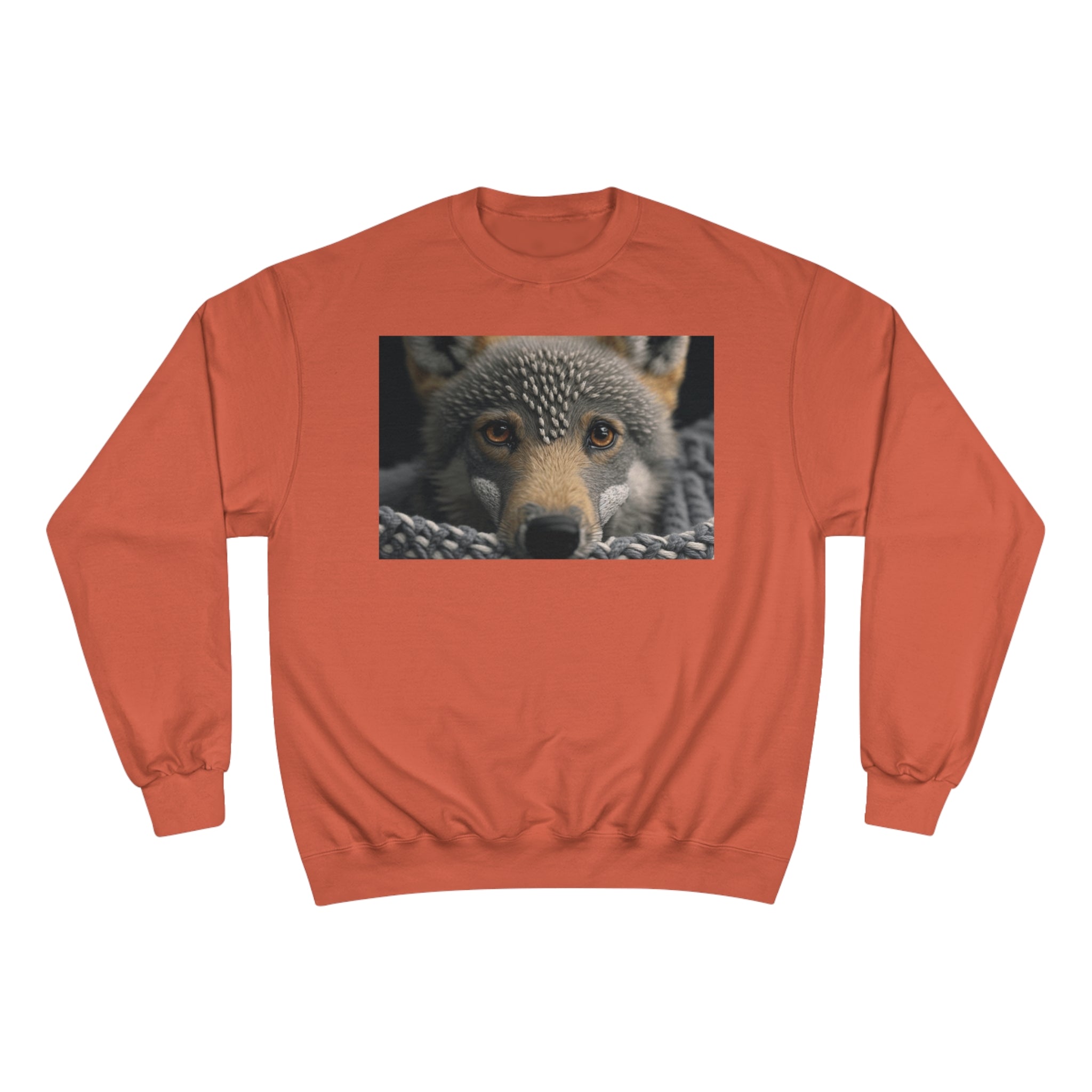 Champion Sweatshirt - Knit Animals, Wolf Pup