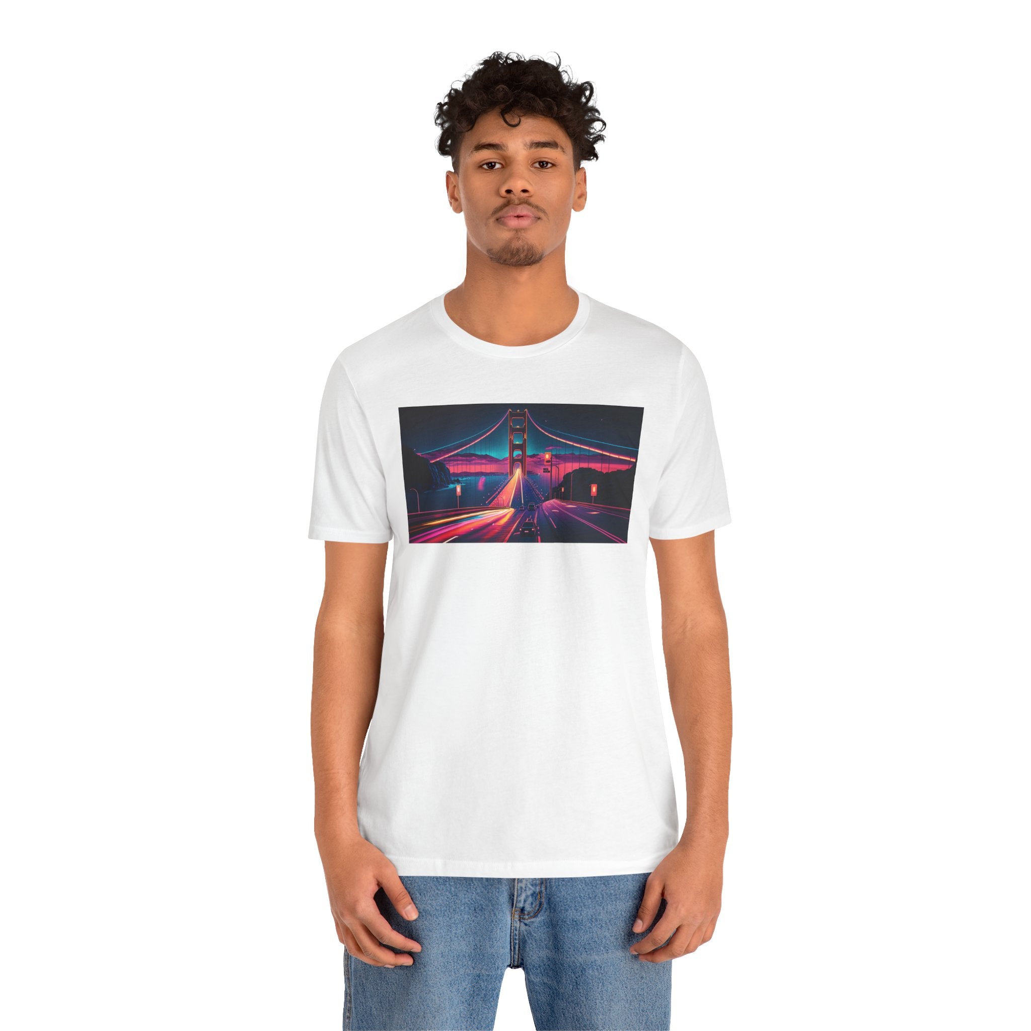 Unisex Jersey Short Sleeve Tee - Golden Gate Bridge, San Francisco, USA