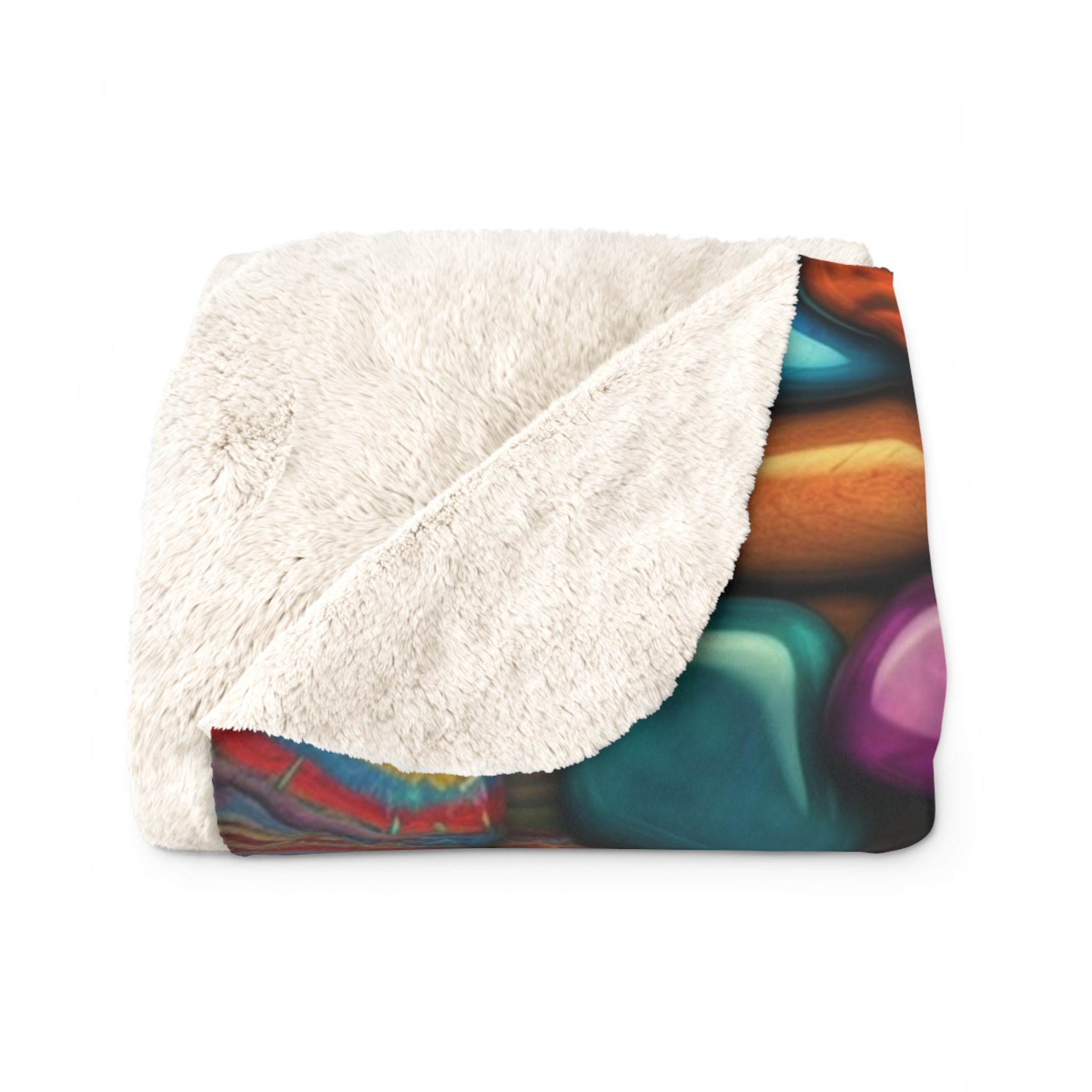 Sherpa Fleece Blanket (AOP) - Seamless Designs 12