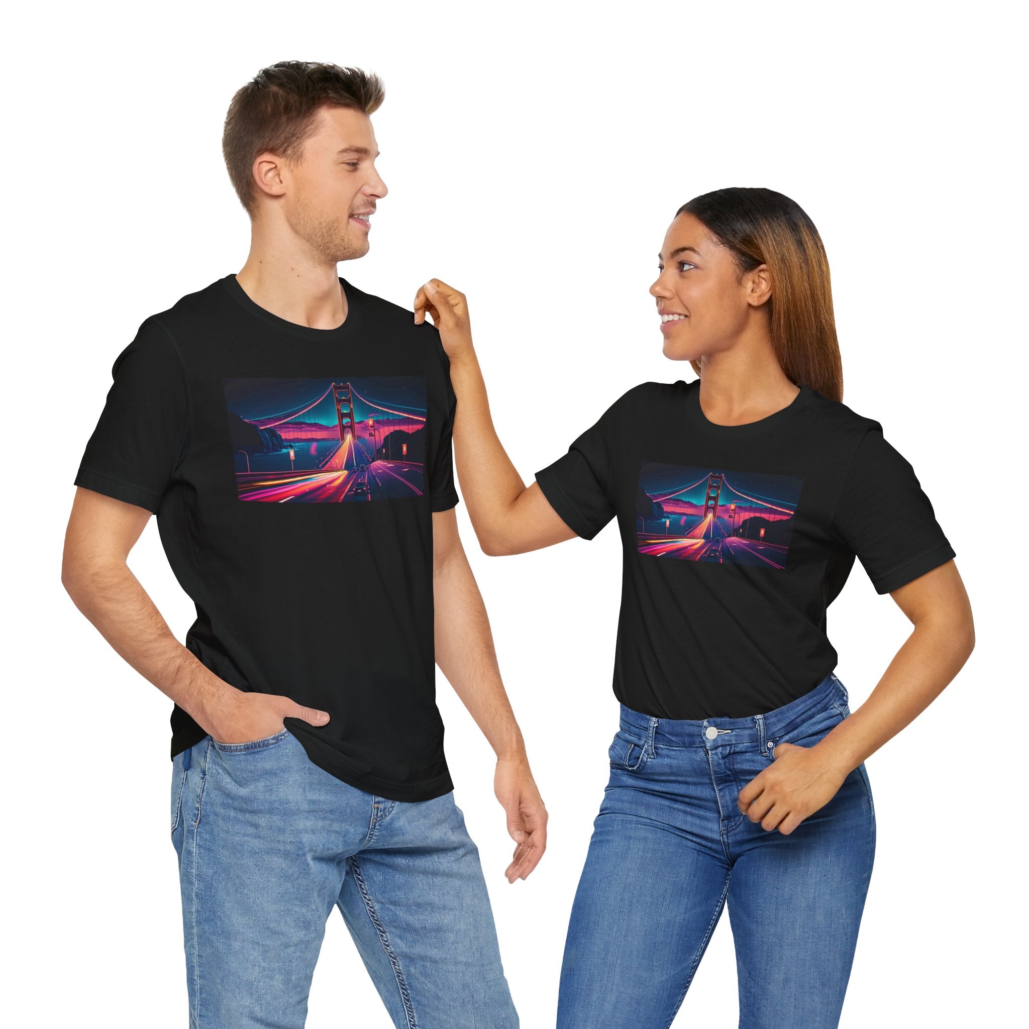 Unisex Jersey Short Sleeve Tee - Golden Gate Bridge, San Francisco, USA