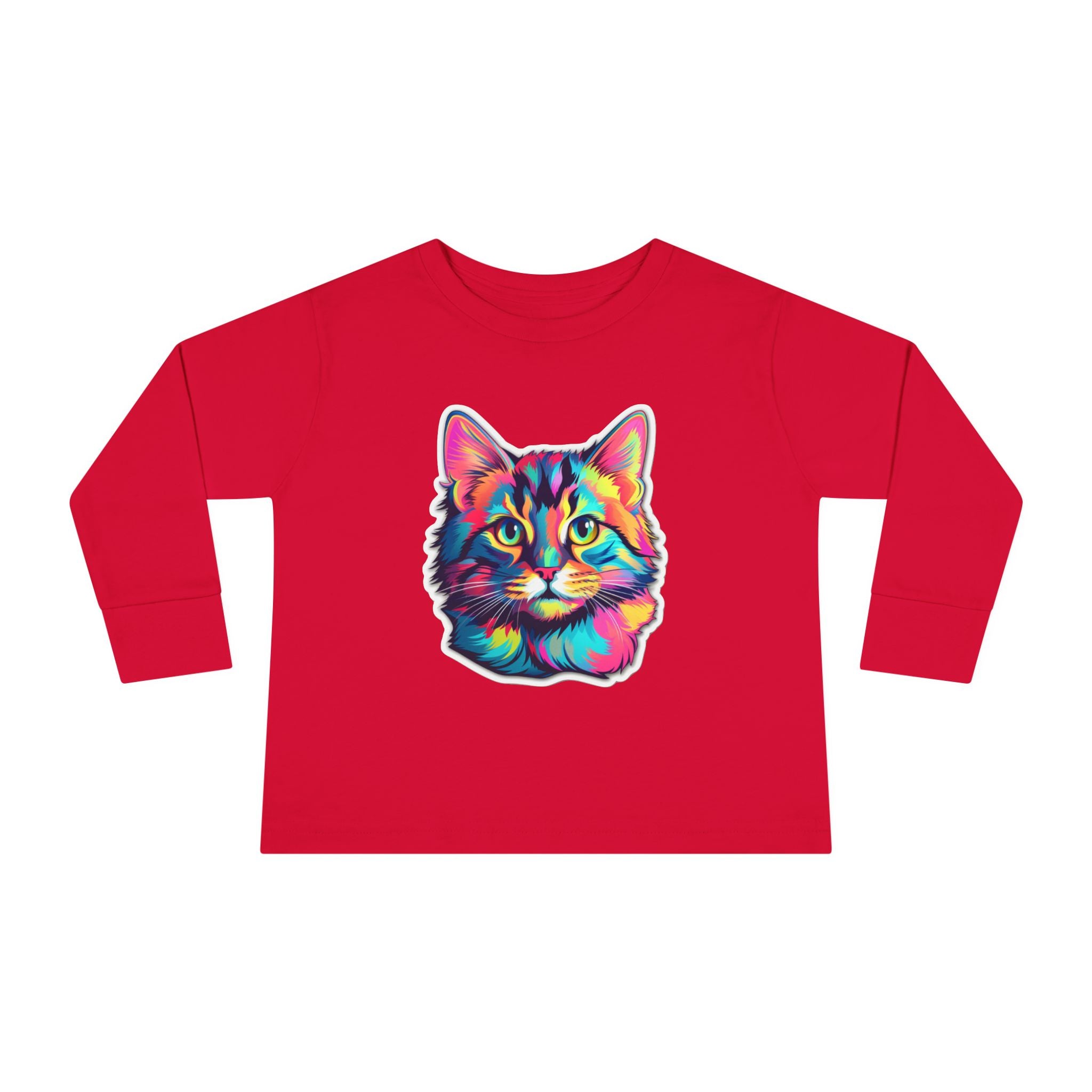 Toddler Long Sleeve Tee - Kittens 08