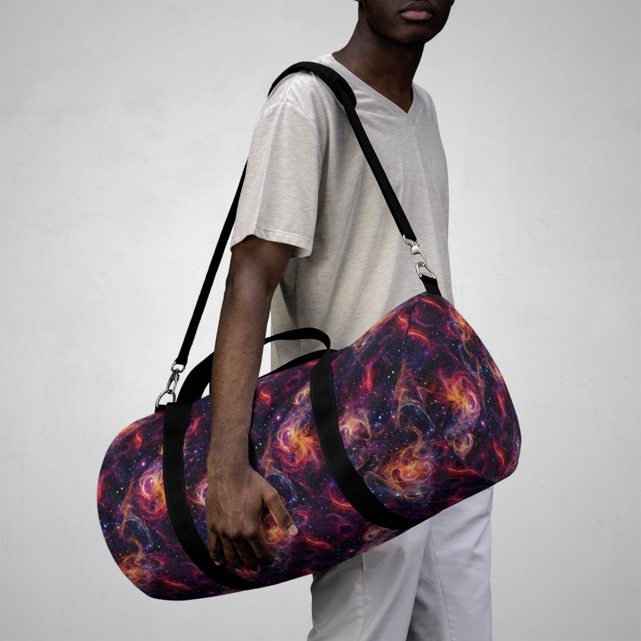 Duffel Bag (AOP) - Digital Galaxies